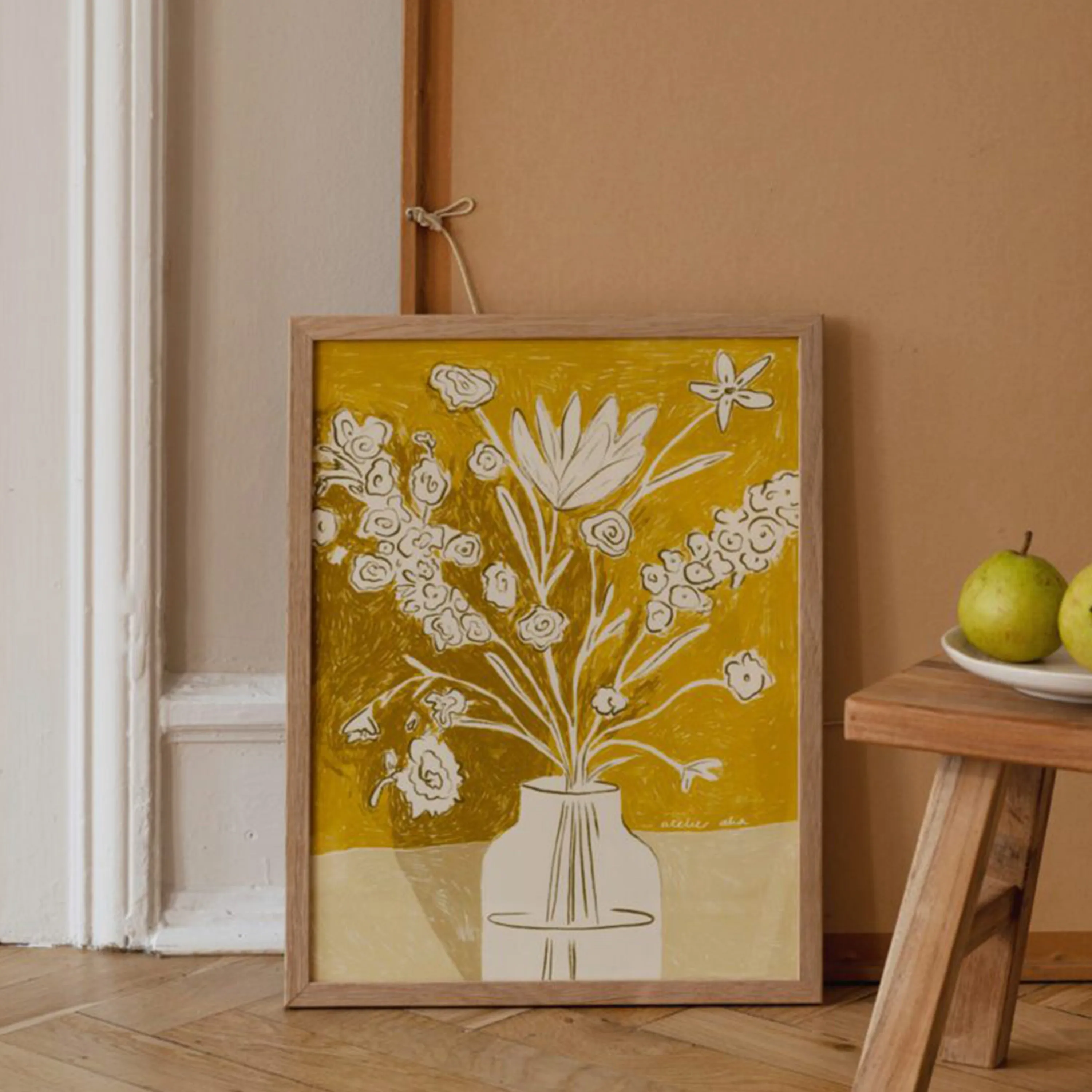 A Yellow Bouquet Print 50Cm x 70Cm