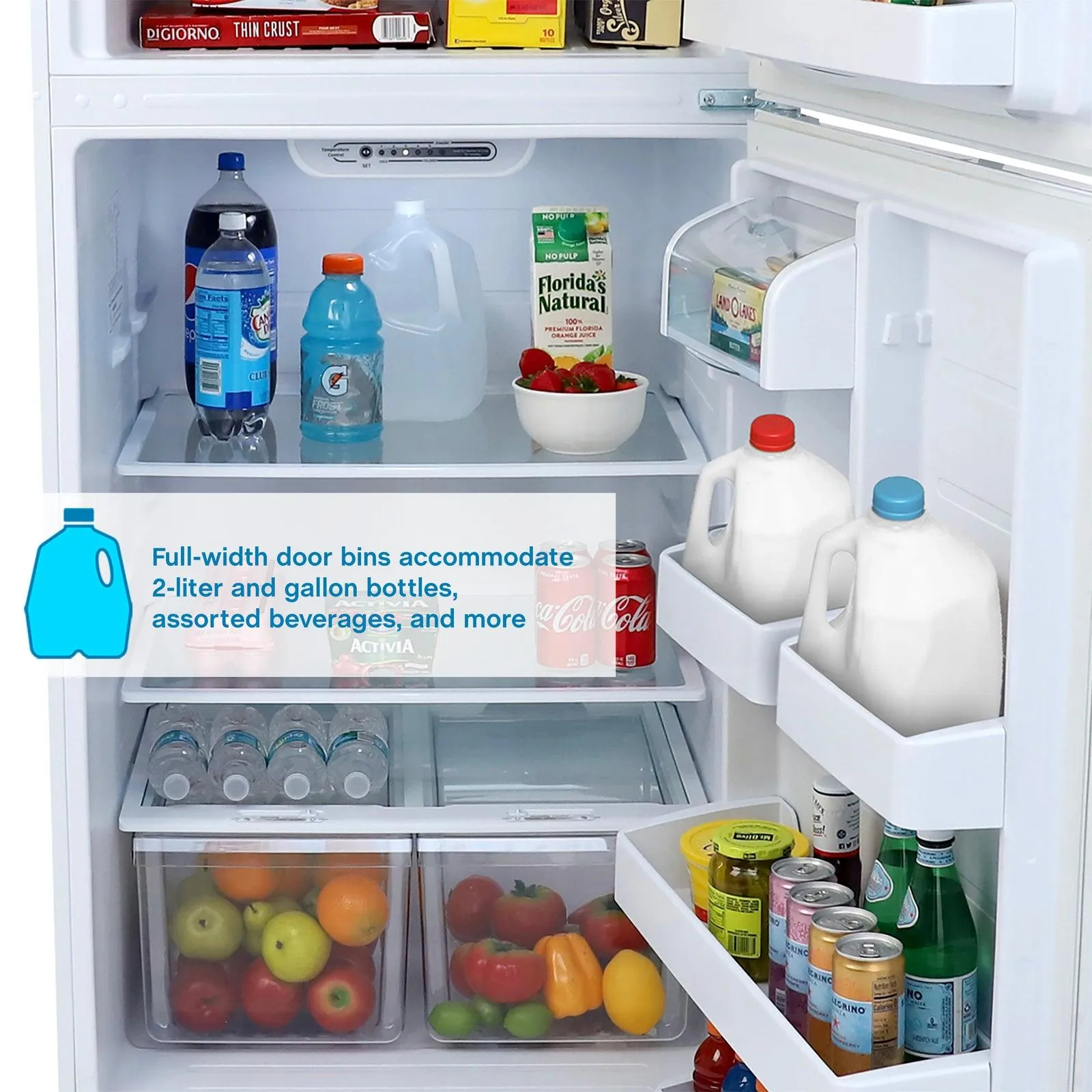 Avanti FF18D3S4 Avanti Frost-Free Apartment Size Refrigerator, 18.0 Cu. Ft.