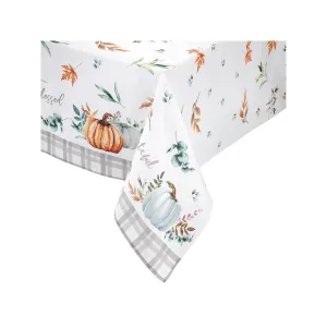 Avanti Grateful Patch Rectangle Tablecloth - IVORY ONE SIZE