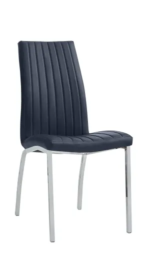 Axis Dining Chair - Black, Chrome
