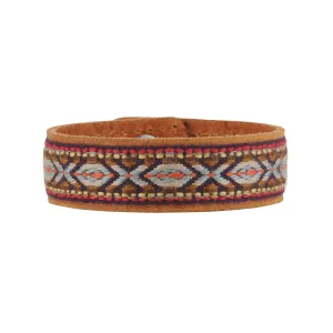 Aztec Cuff Bracelet in Tan