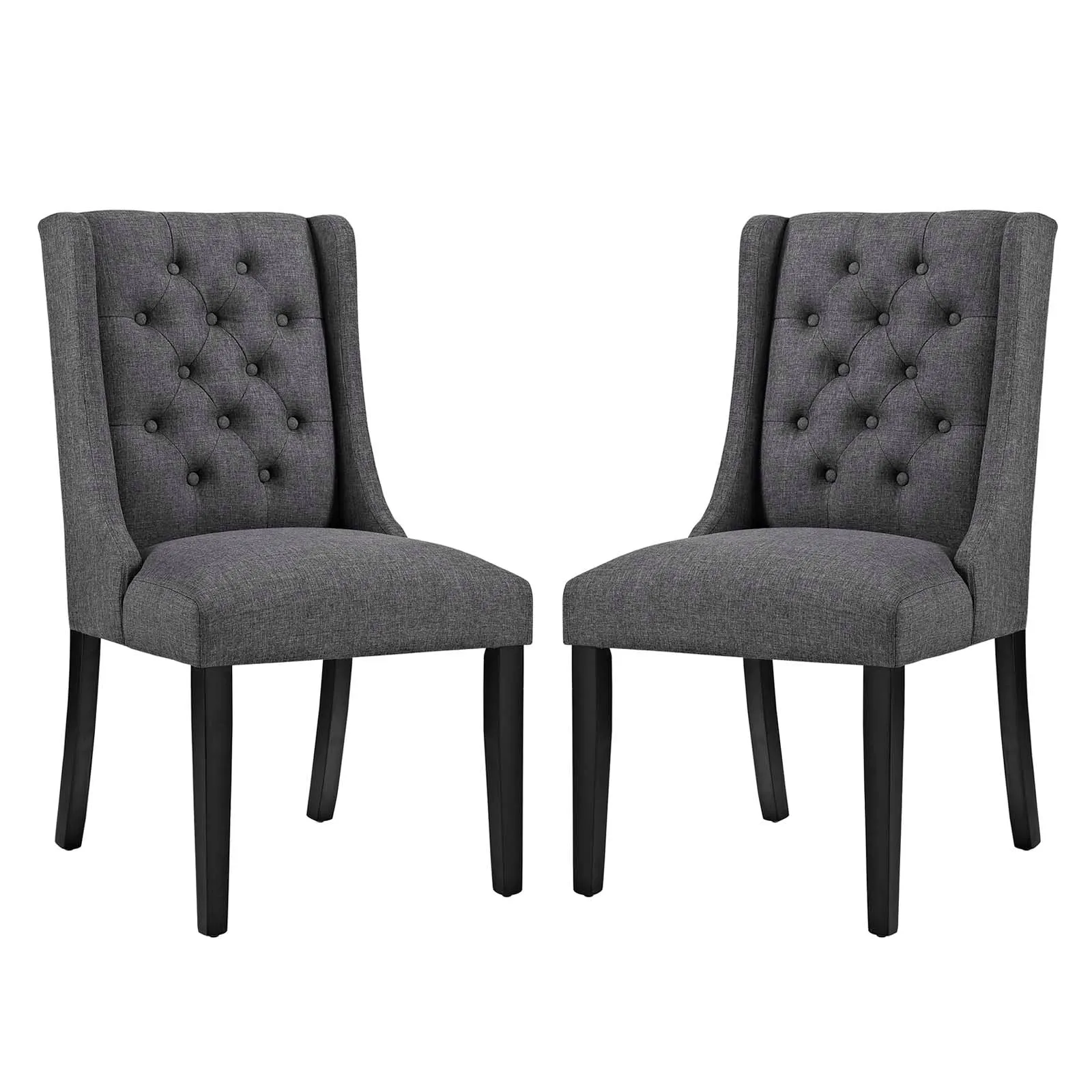 Baronet Dining Chair Fabric Set of 2 by Modway