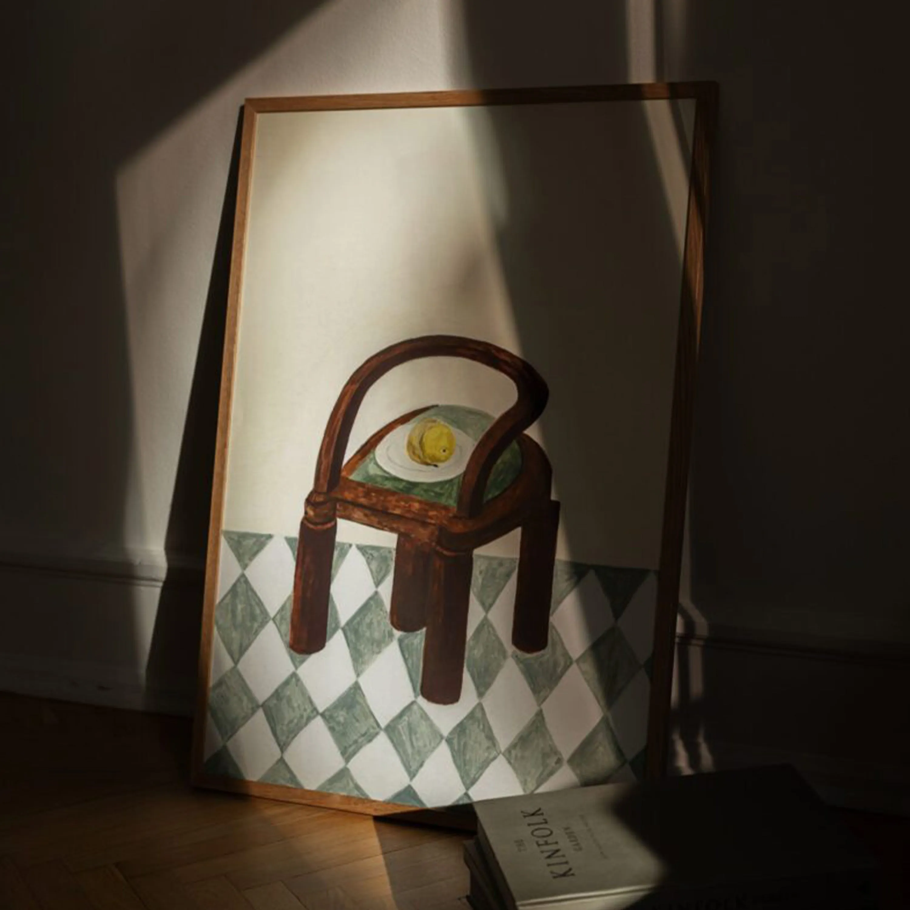 Chair with Fruit Print 40Cm x 50Cm