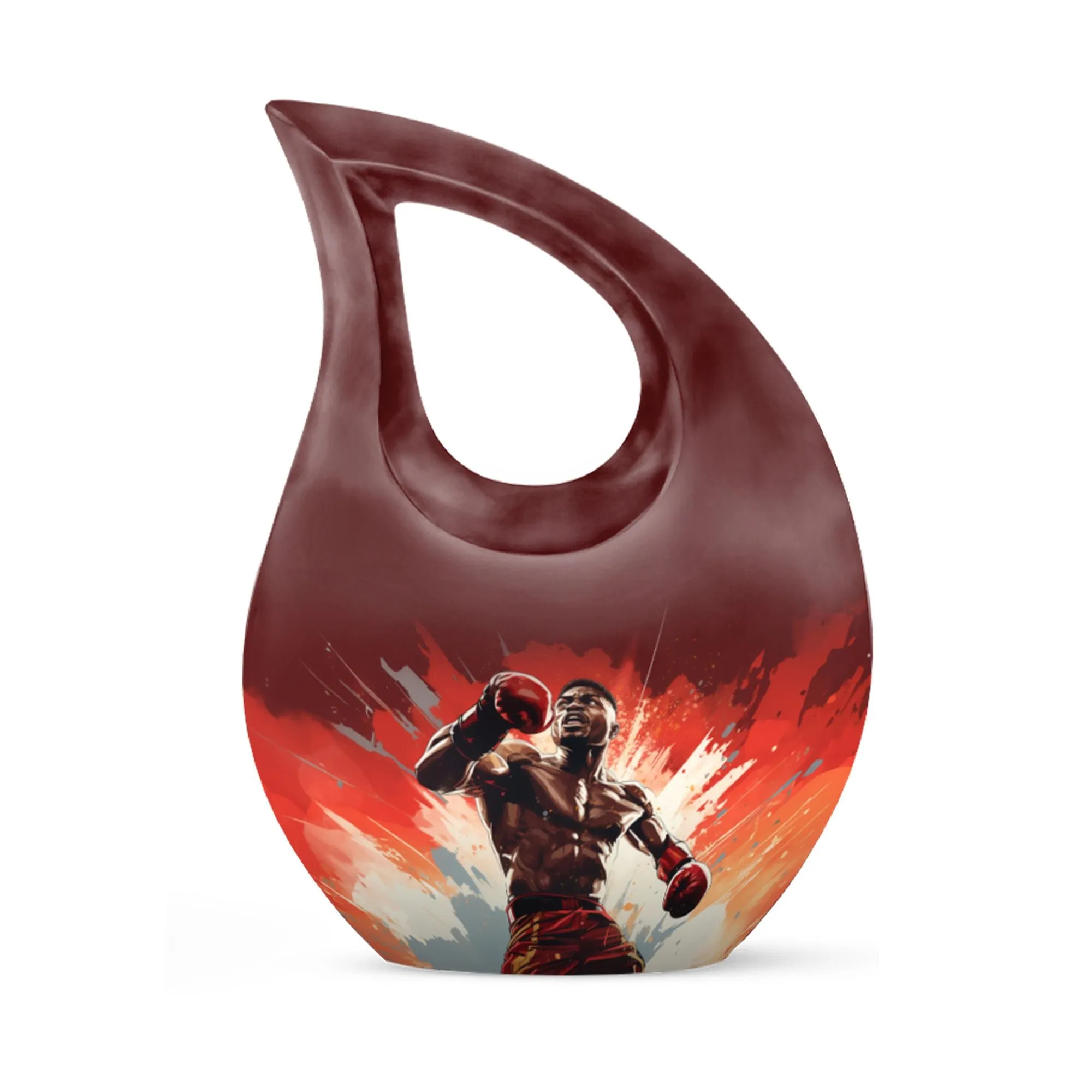 Cross Drop Boxing Urn-Memorable Keepsake Urn for Ashes