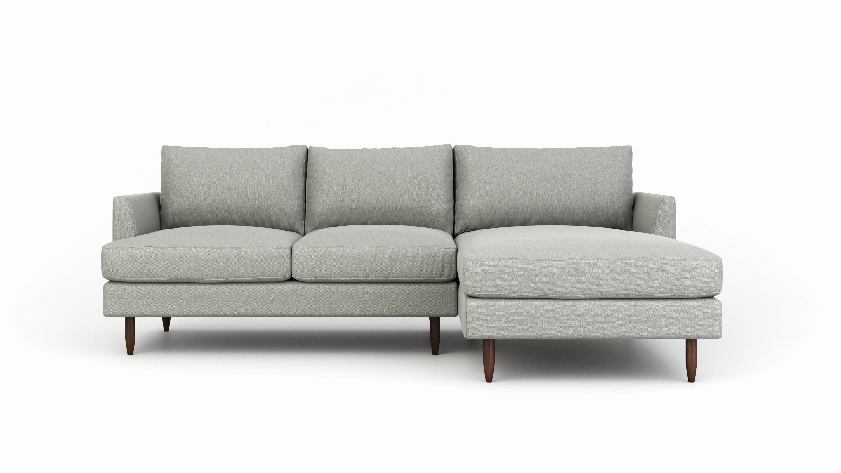 Crowd Pleaser Sofa With Chaise (120",Chaise 37" x 63",Chaise On Right)