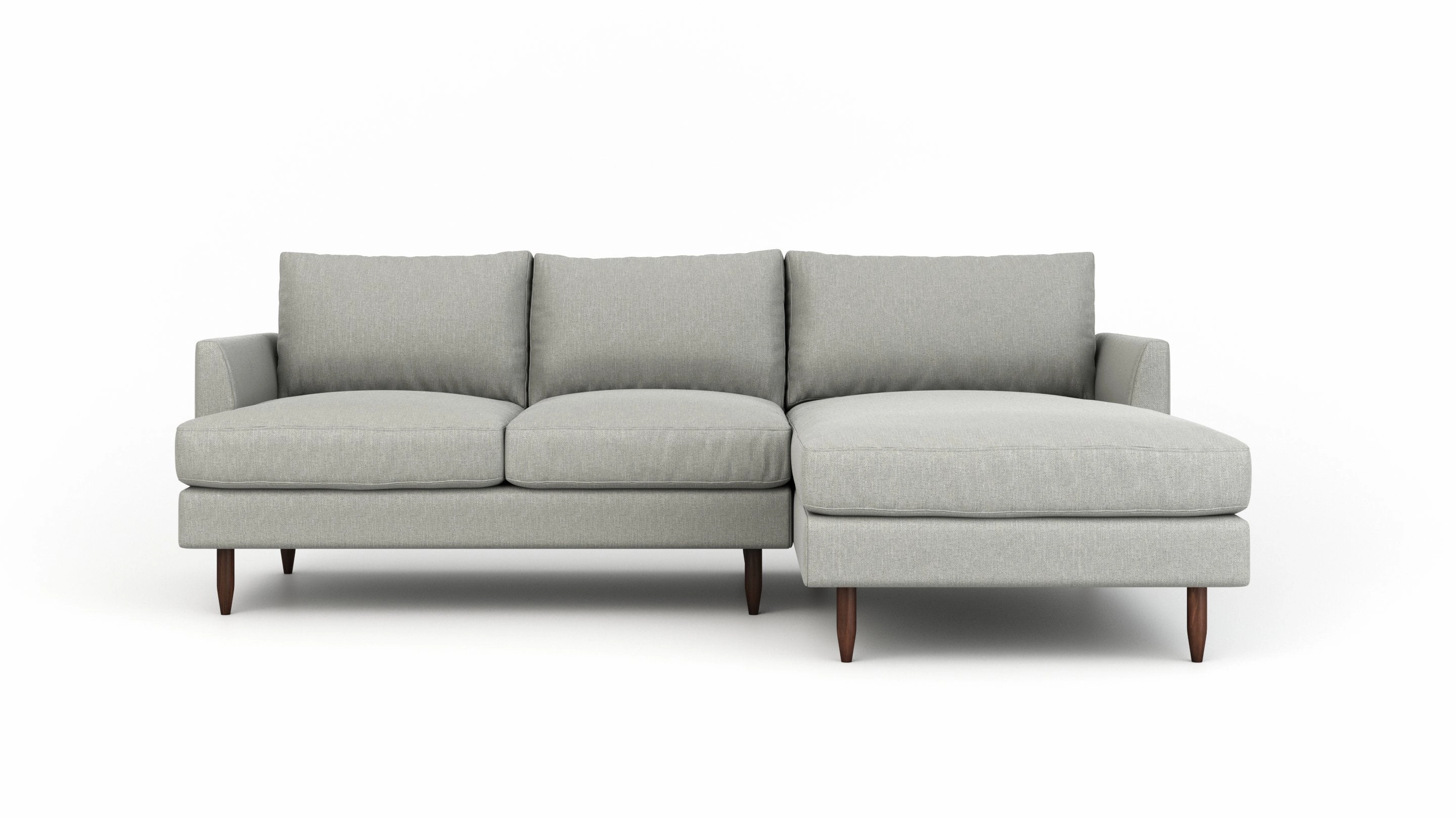 Crowd Pleaser Sofa With Chaise (125",Chaise 37" x 68",Chaise On Left)