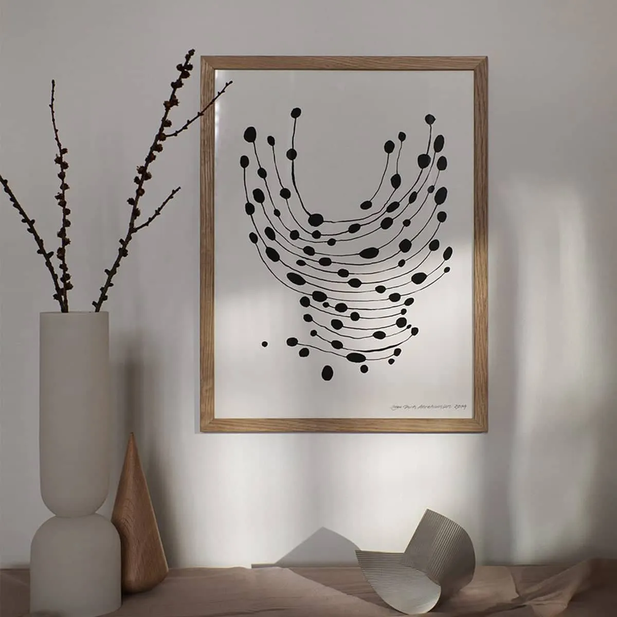 Dancing Dots Prints 40Cm x 50Cm