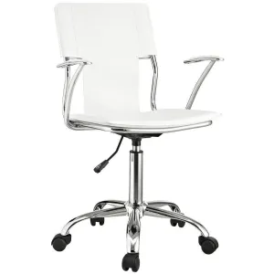 Dayton Office Chair WHITE/CHROME