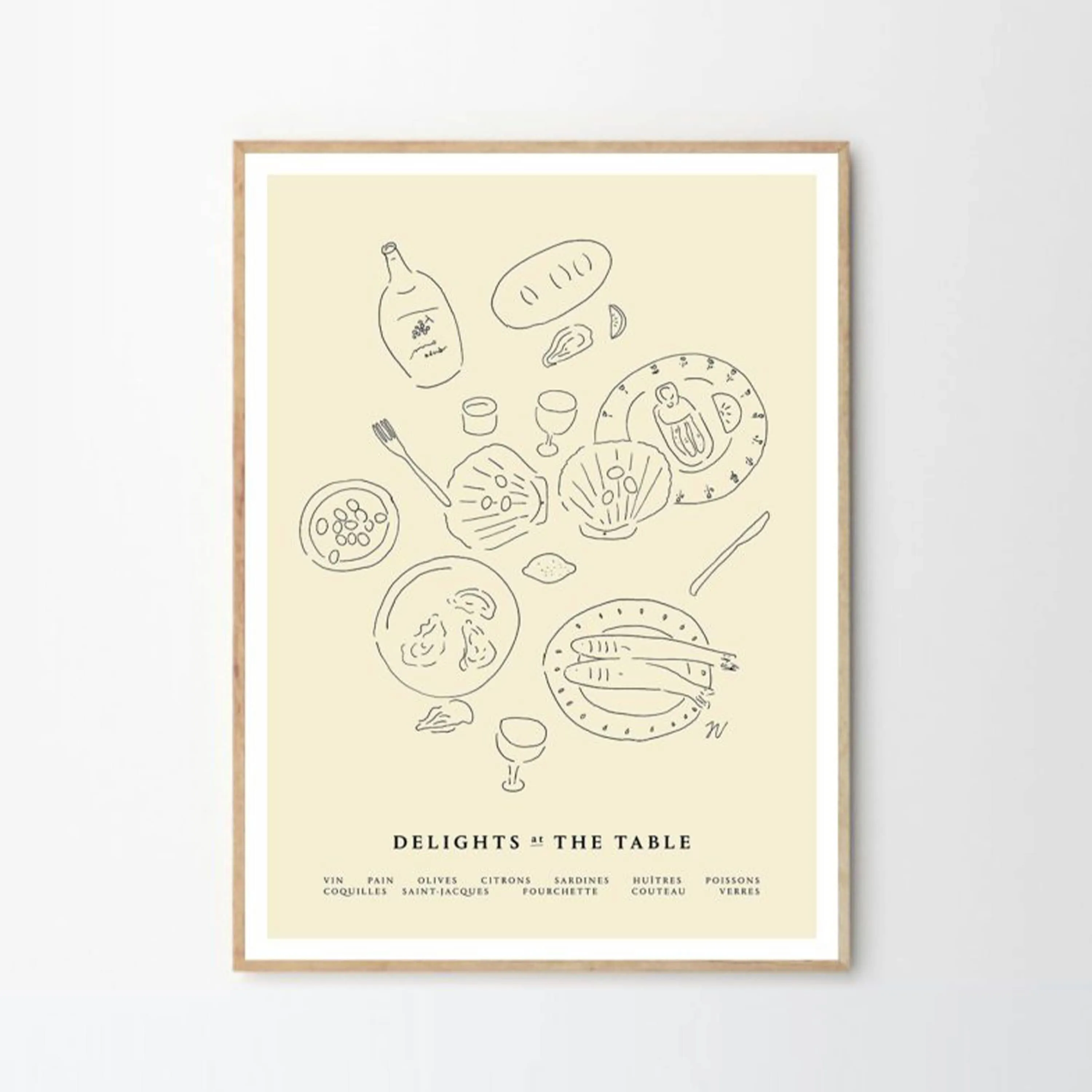 Delights at the Table Print 21Cm x 29.7Cm (A4)