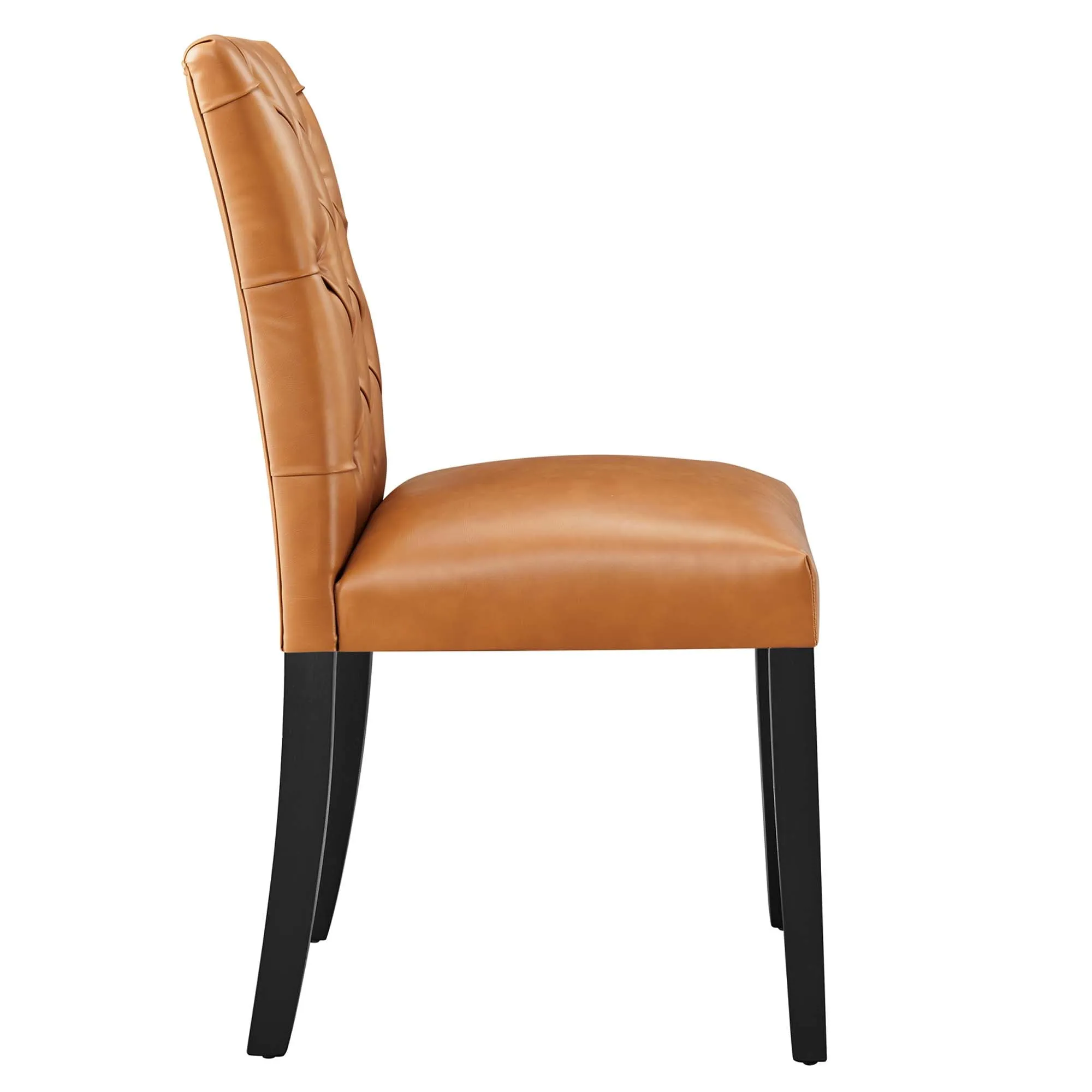 Duchess Dining Chair Vinyl Set of 2 by Modway