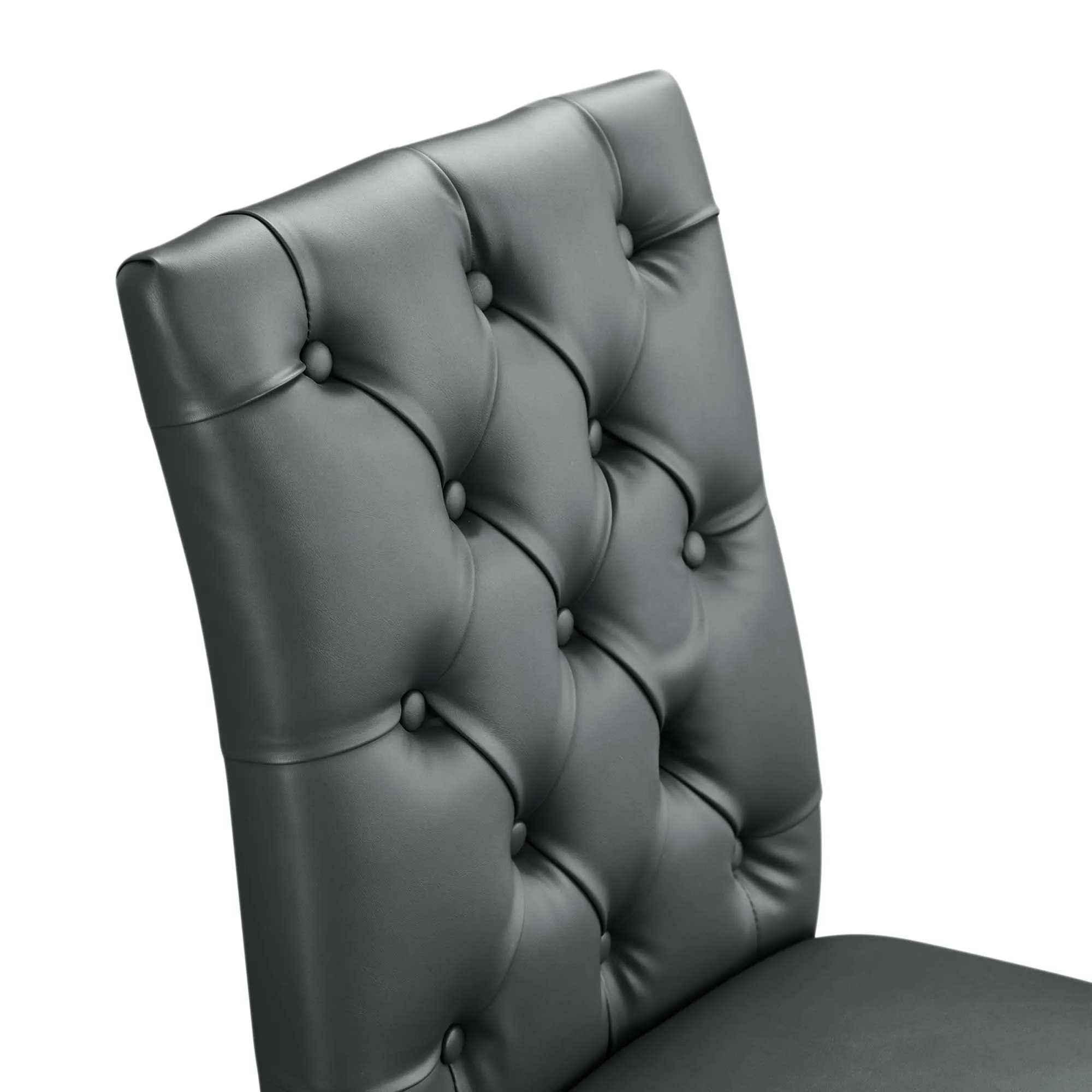 Duchess Dining Chair Vinyl Set of 2 by Modway