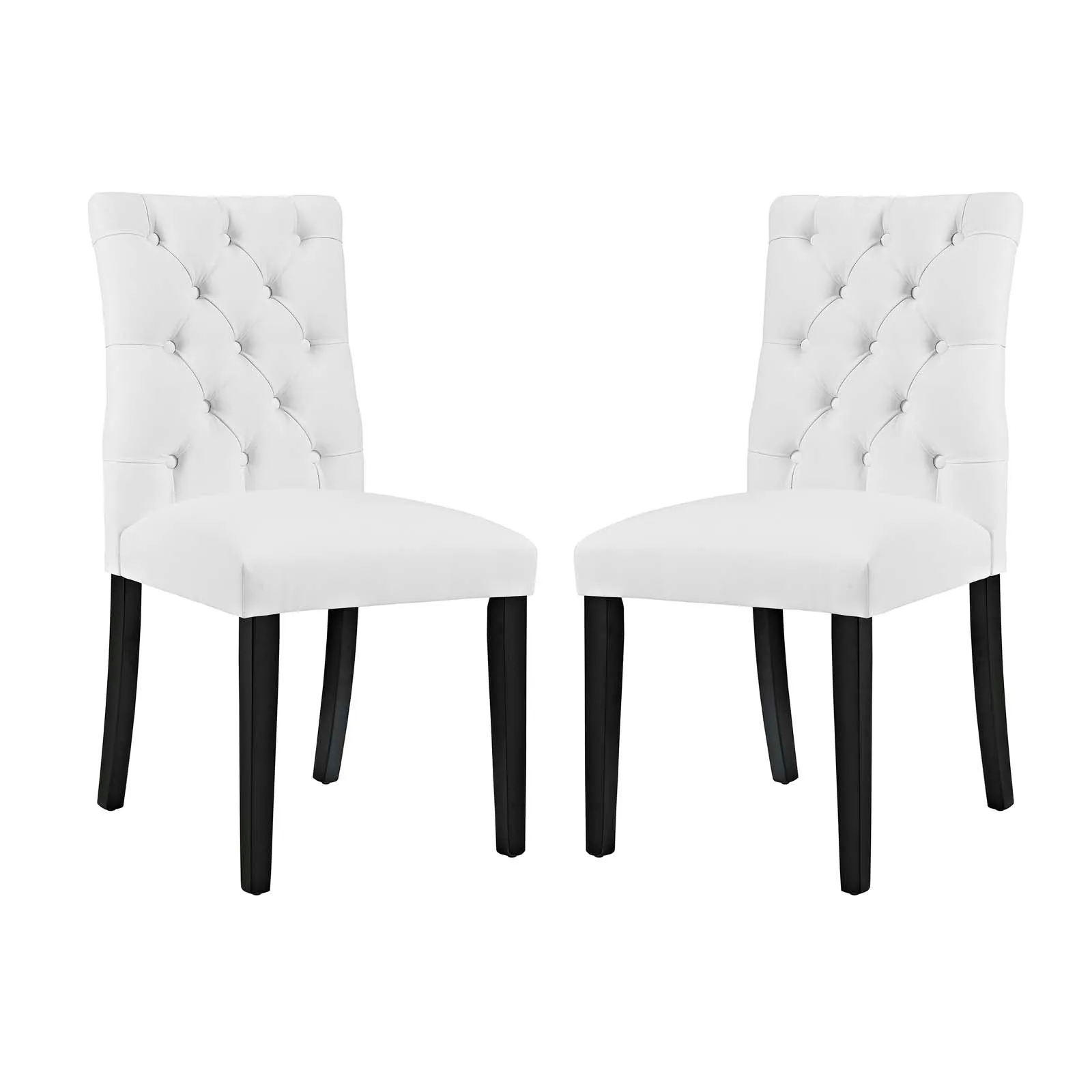 Duchess Dining Chair Vinyl Set of 2 by Modway