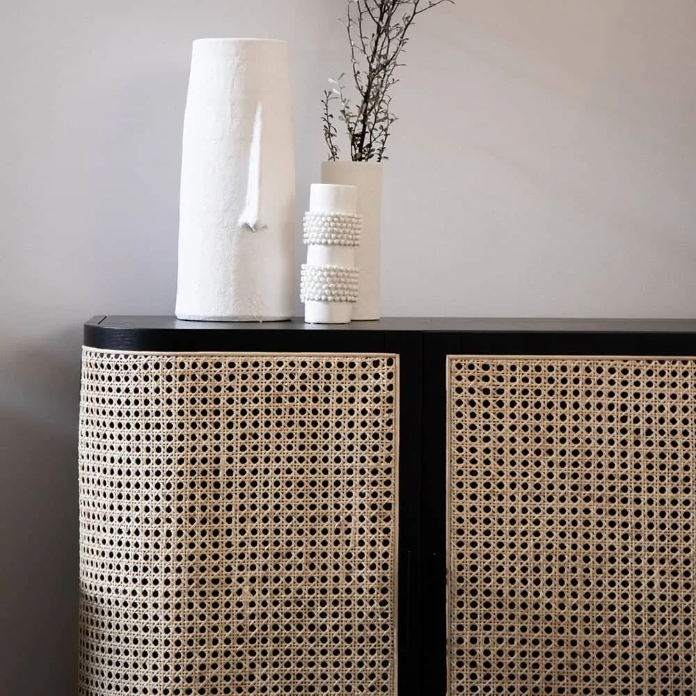 Embrace Rattan Sideboard 180 cm - Black