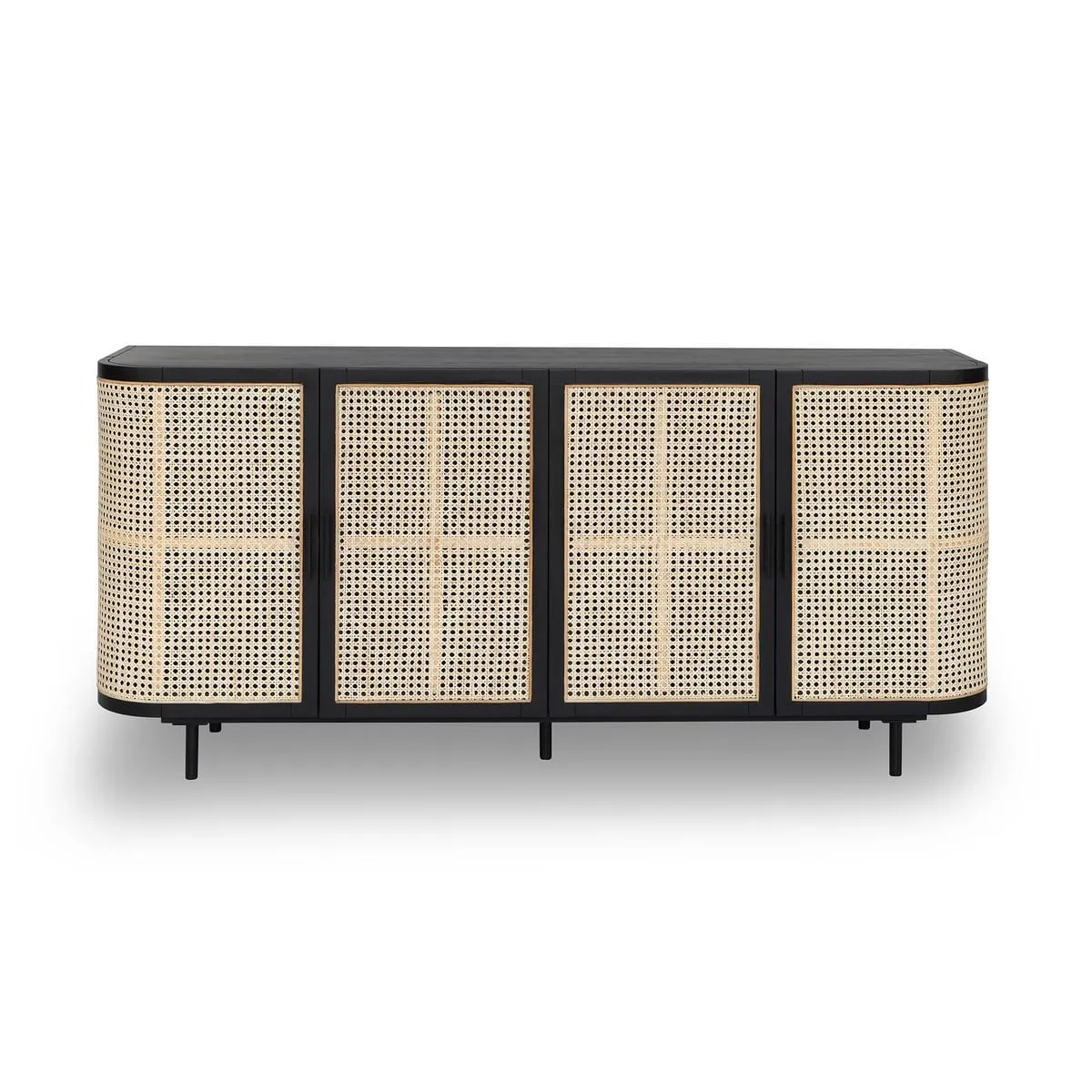 Embrace Rattan Sideboard 180 cm - Black