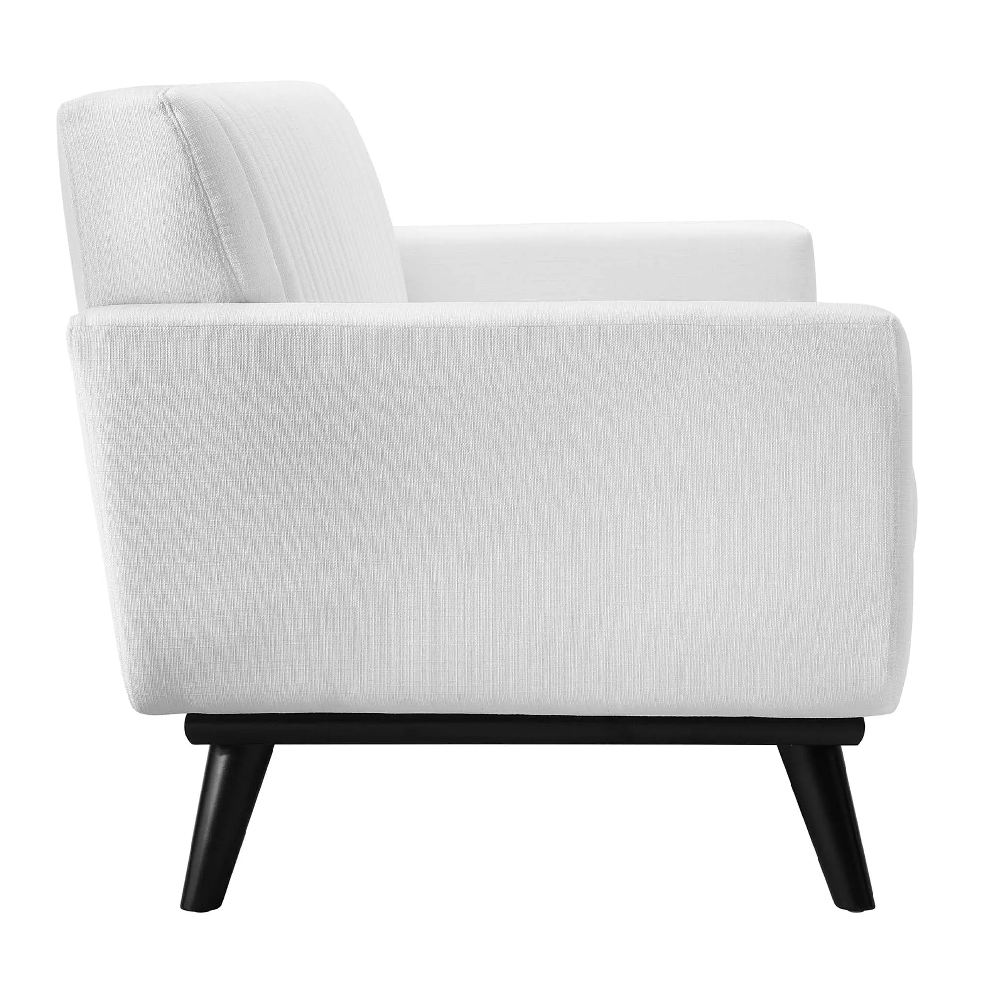 Engage Channel Tufted Fabric Loveseat by Modway