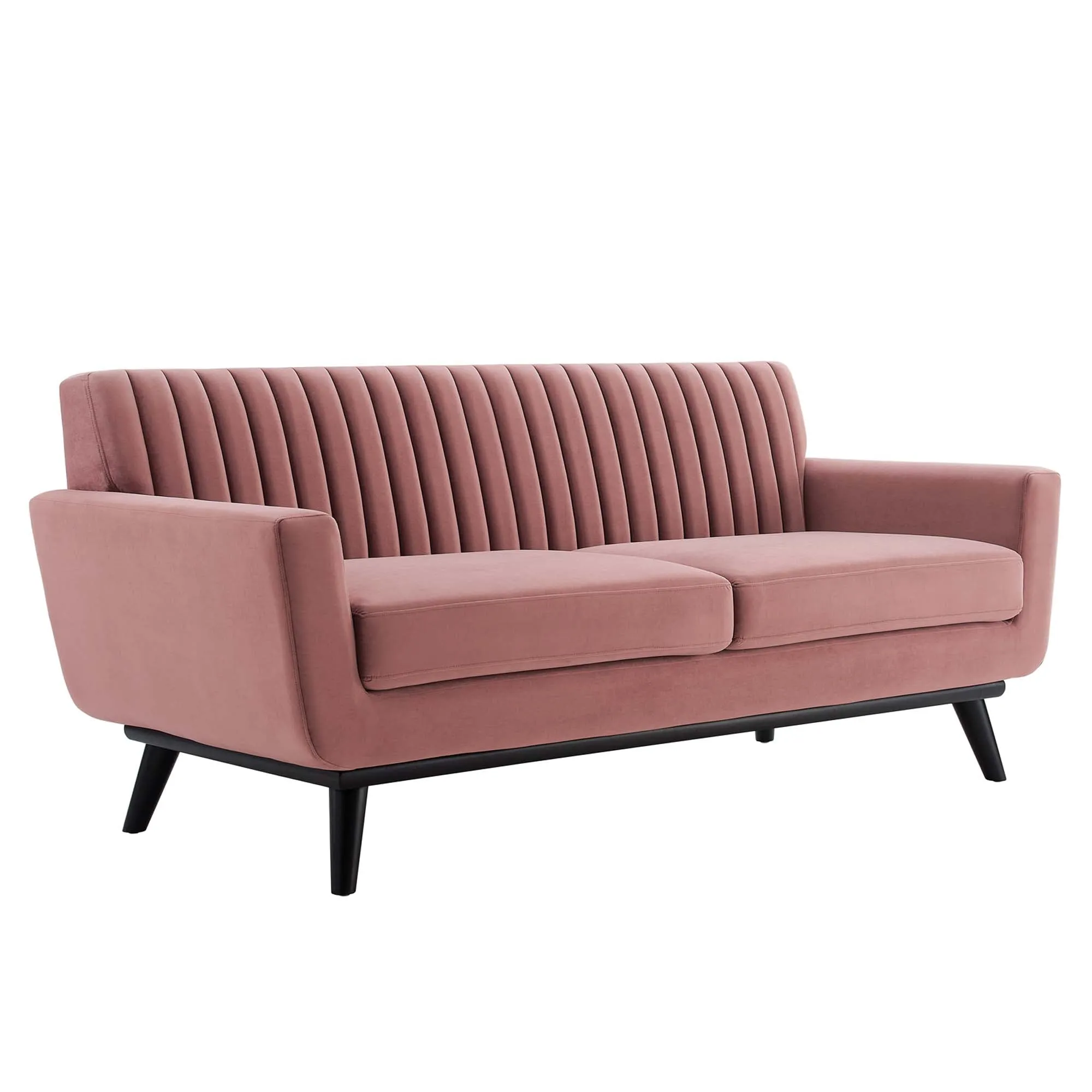 Engage Channel Tufted Performance Velvet Loveseat by Modway