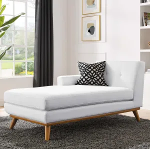 Engage Left-Facing Upholstered Fabric Chaise by Modway