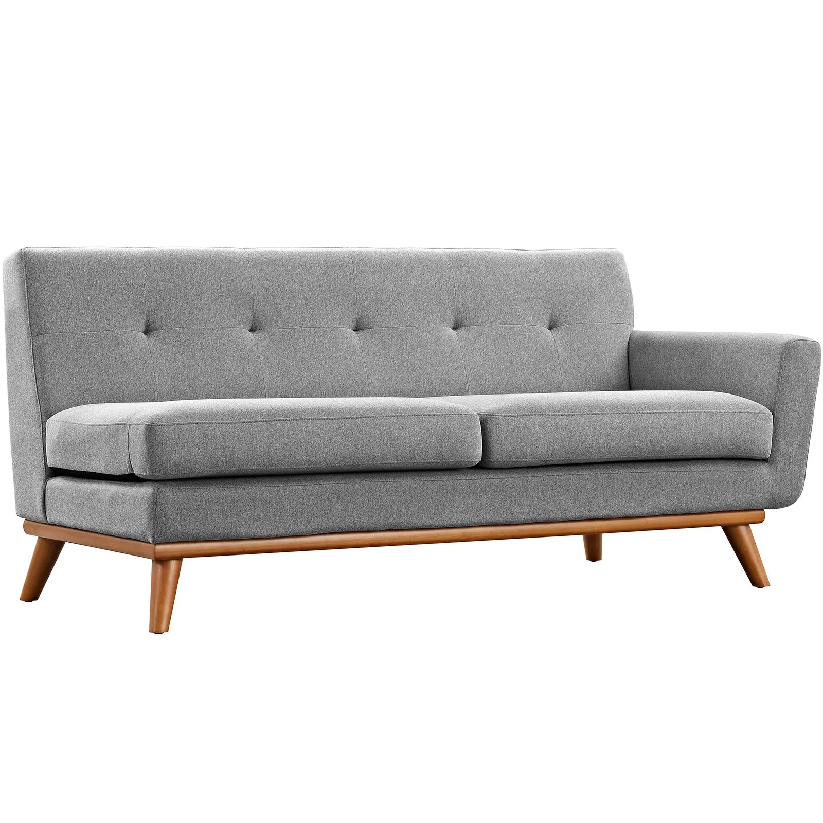 Engage Right-Arm Upholstered Fabric Loveseat by Modway