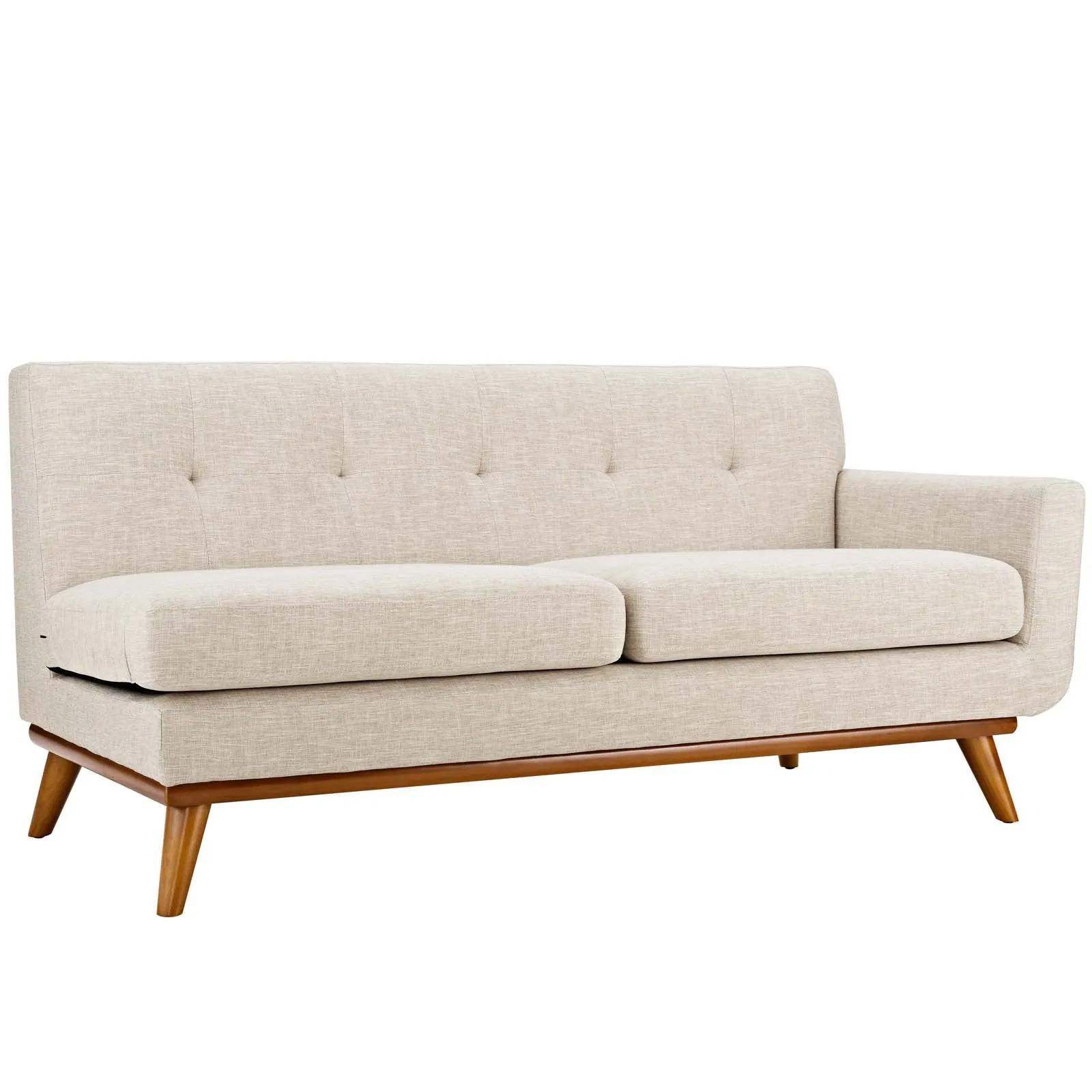 Engage Right-Arm Upholstered Fabric Loveseat by Modway