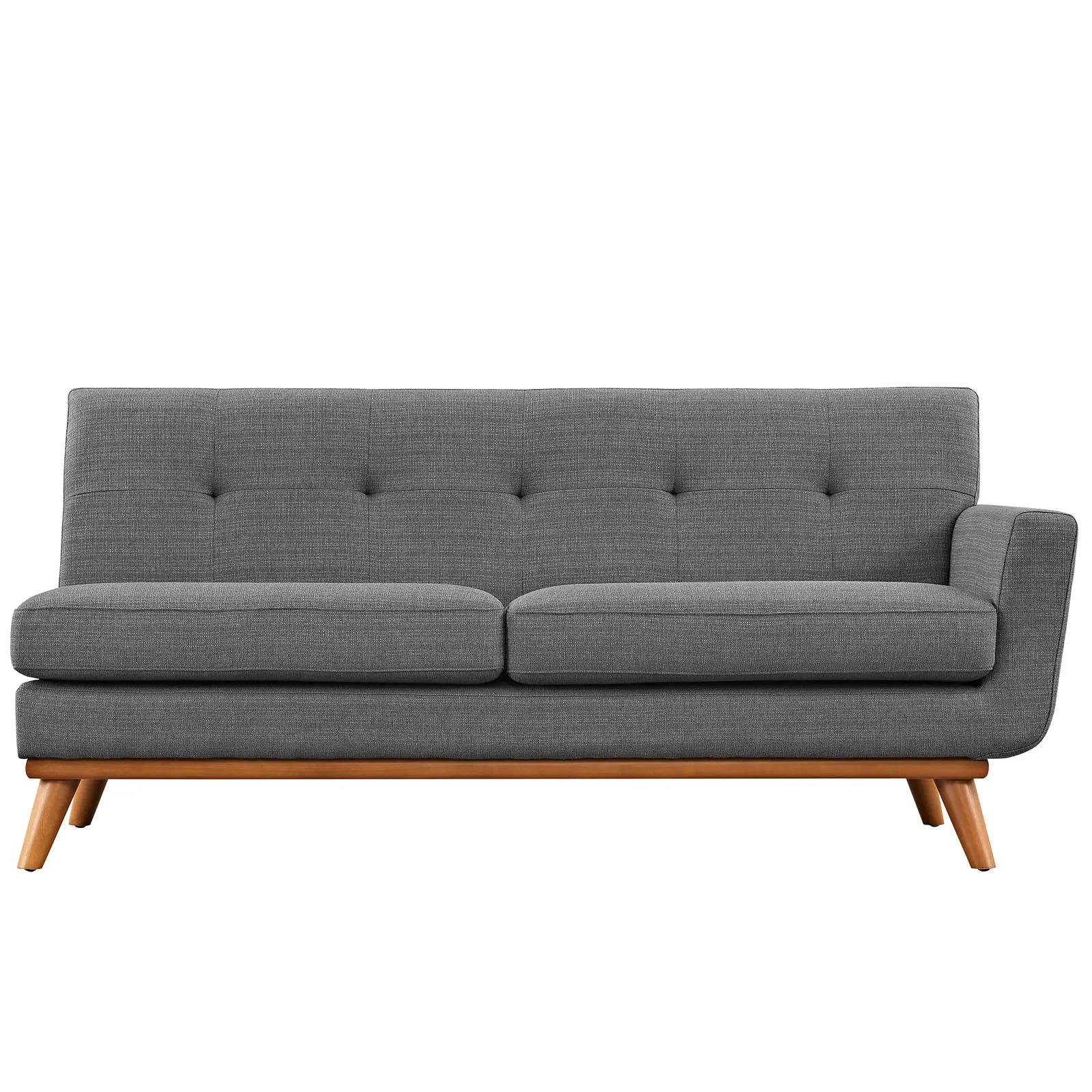 Engage Right-Arm Upholstered Fabric Loveseat by Modway