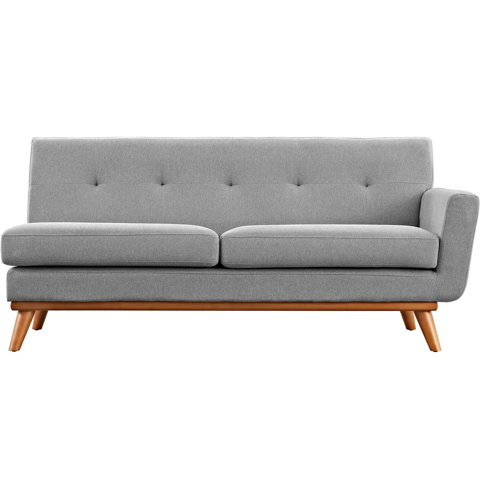 Engage Right-Arm Upholstered Fabric Loveseat by Modway