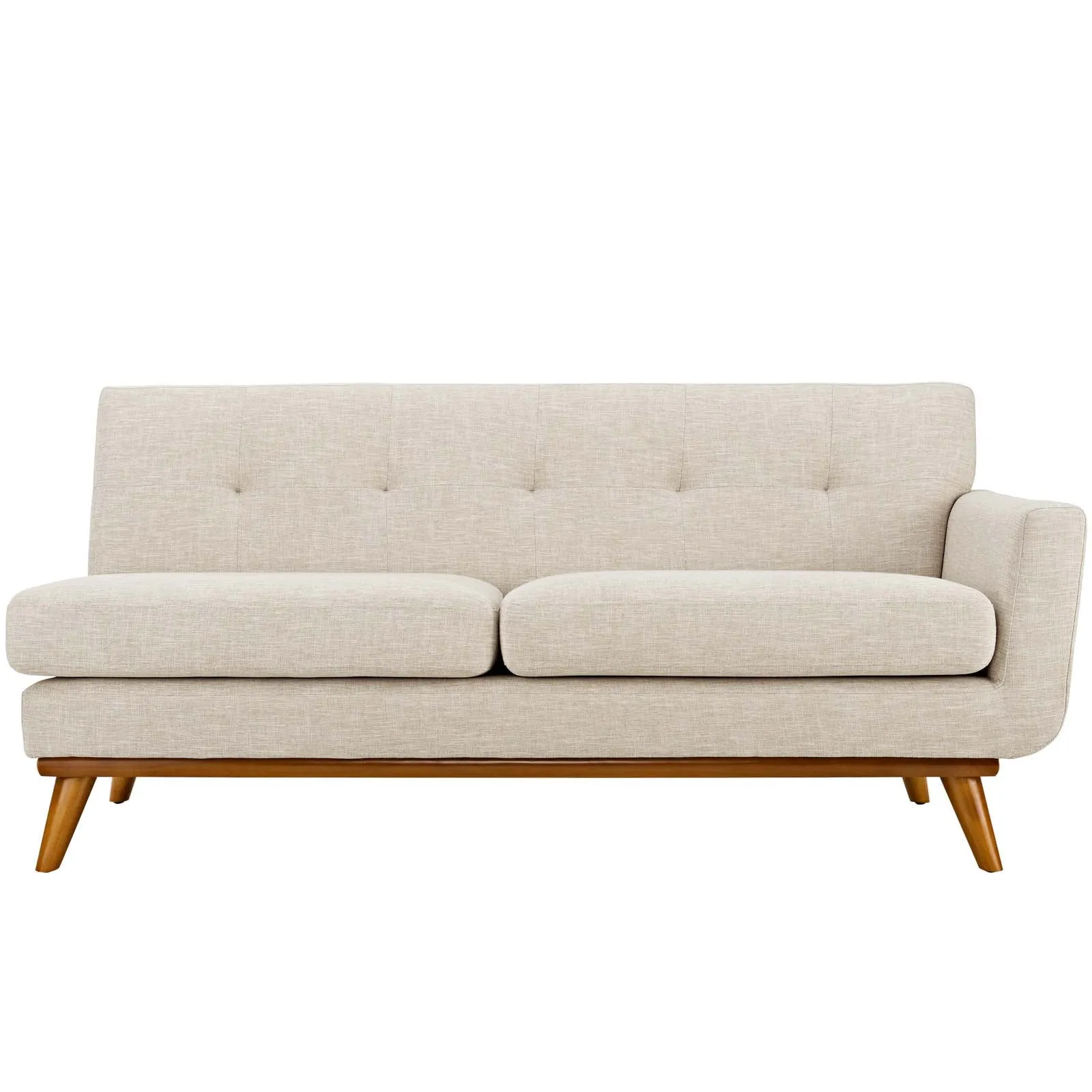 Engage Right-Arm Upholstered Fabric Loveseat by Modway