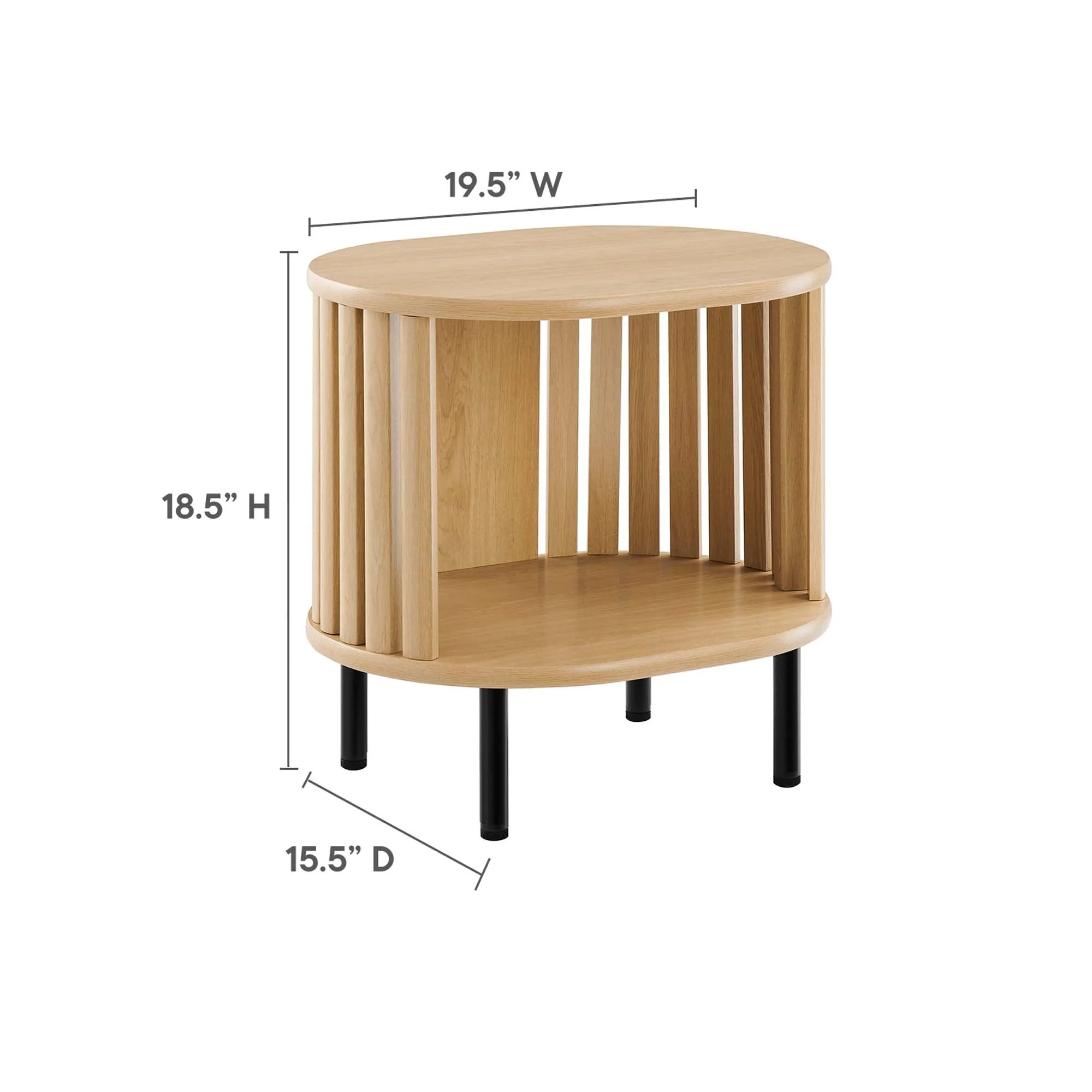 Fortitude Patio Side Table by Modway