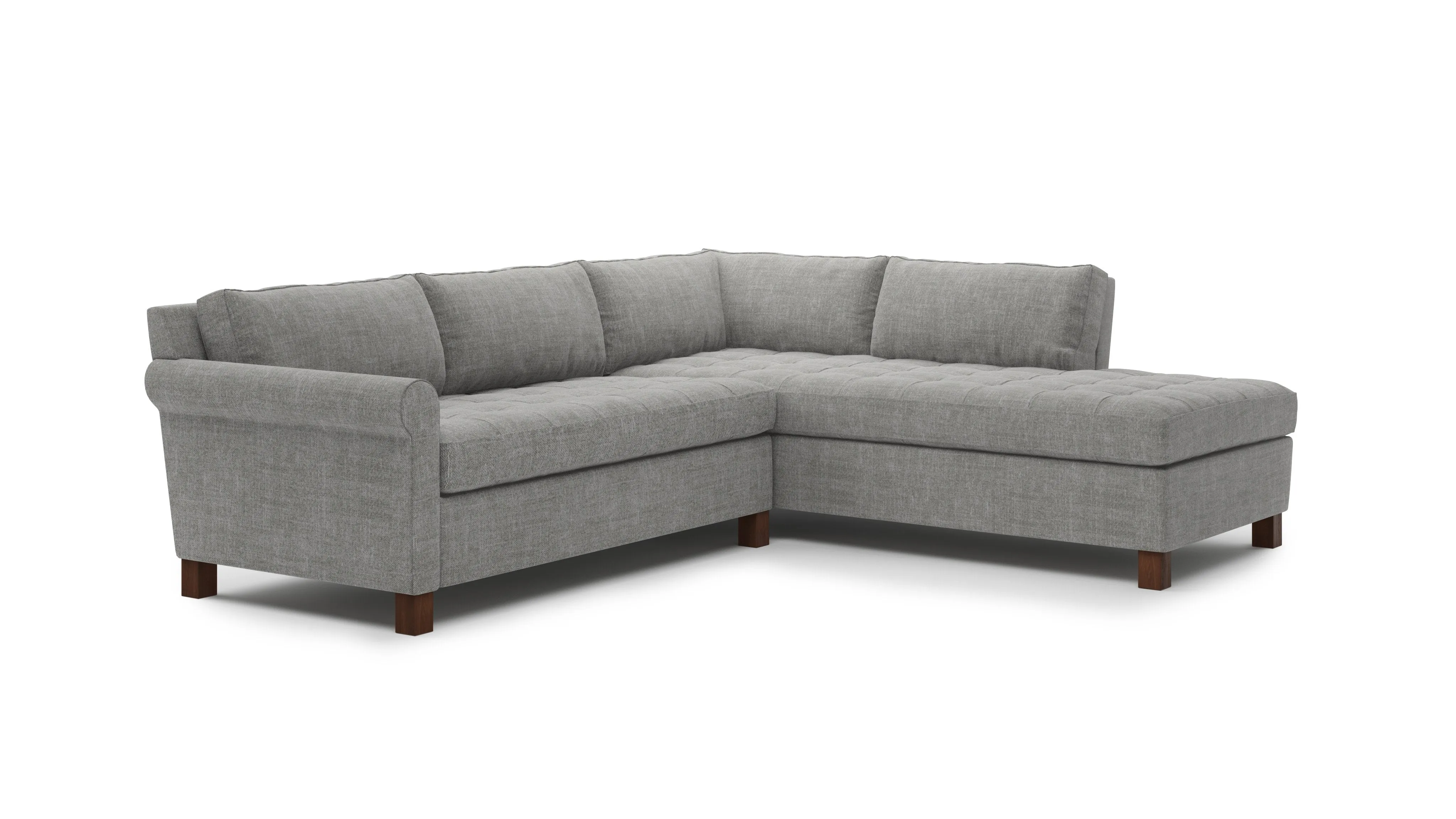 Home Sweet Home Sectional With Bumper (110" x 75",Bumper On Left)