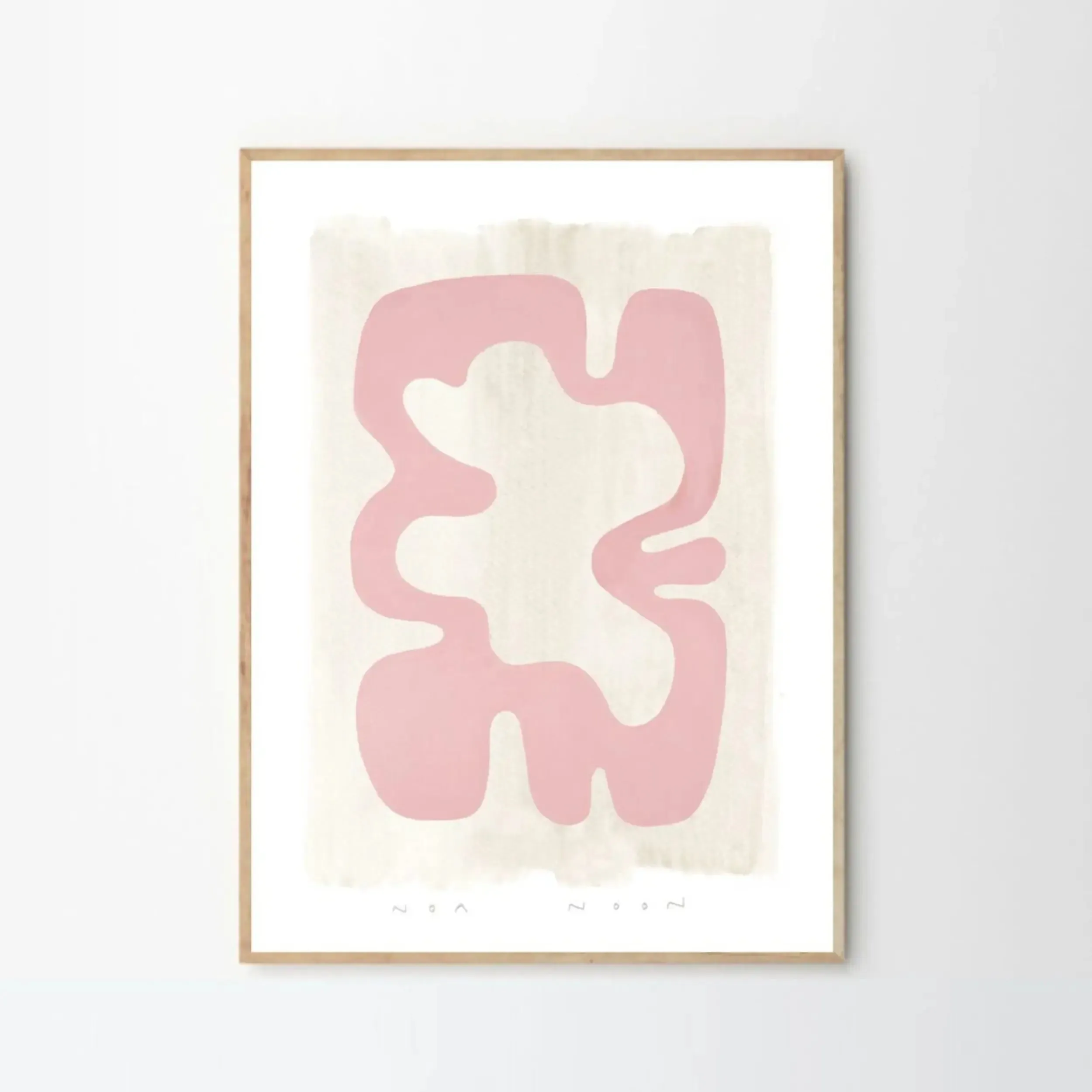 Hommage au Rose Print 40Cm x 50Cm
