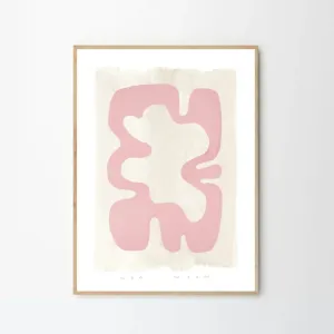 Hommage au Rose Print 40Cm x 50Cm