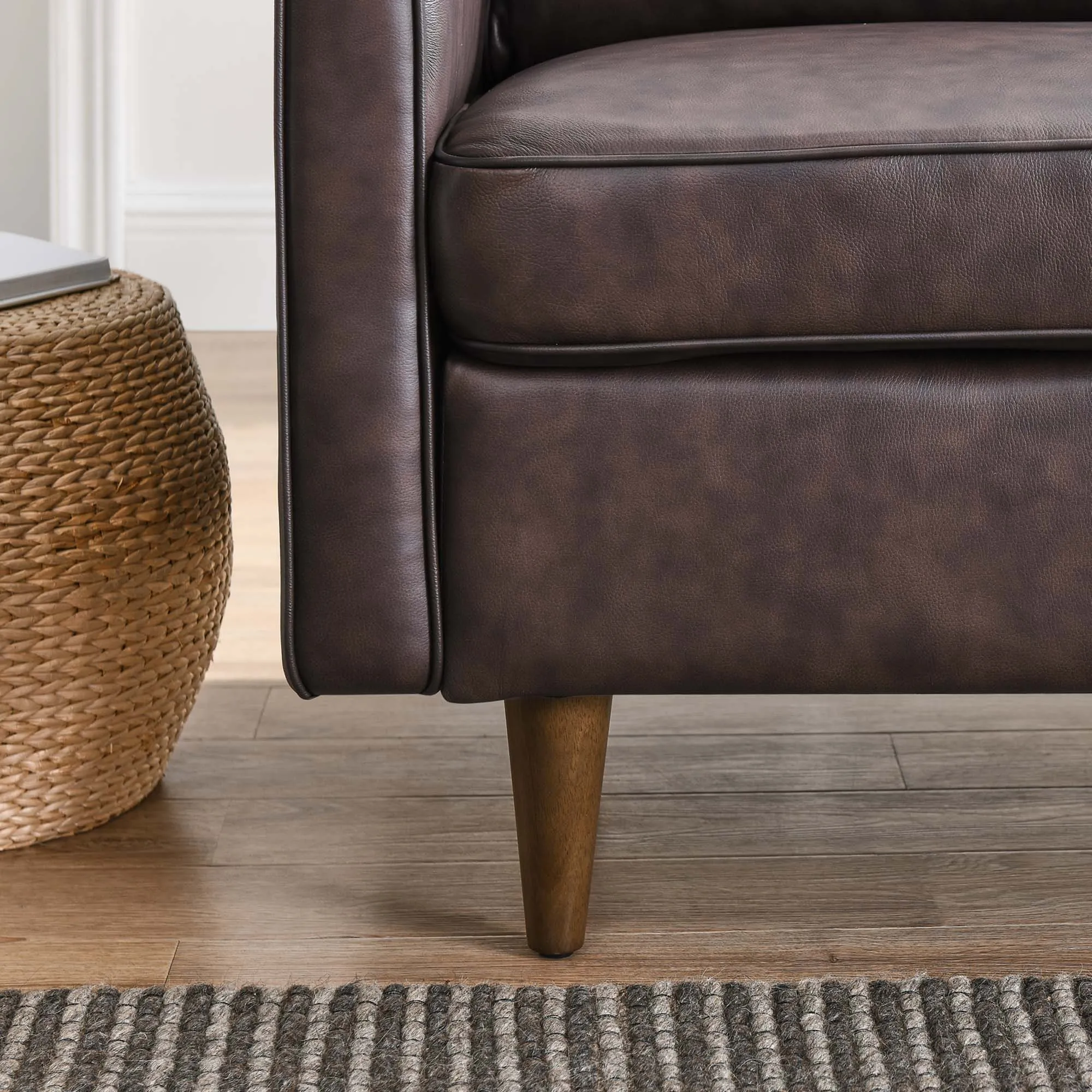 Impart Genuine Leather Armchair by Modway