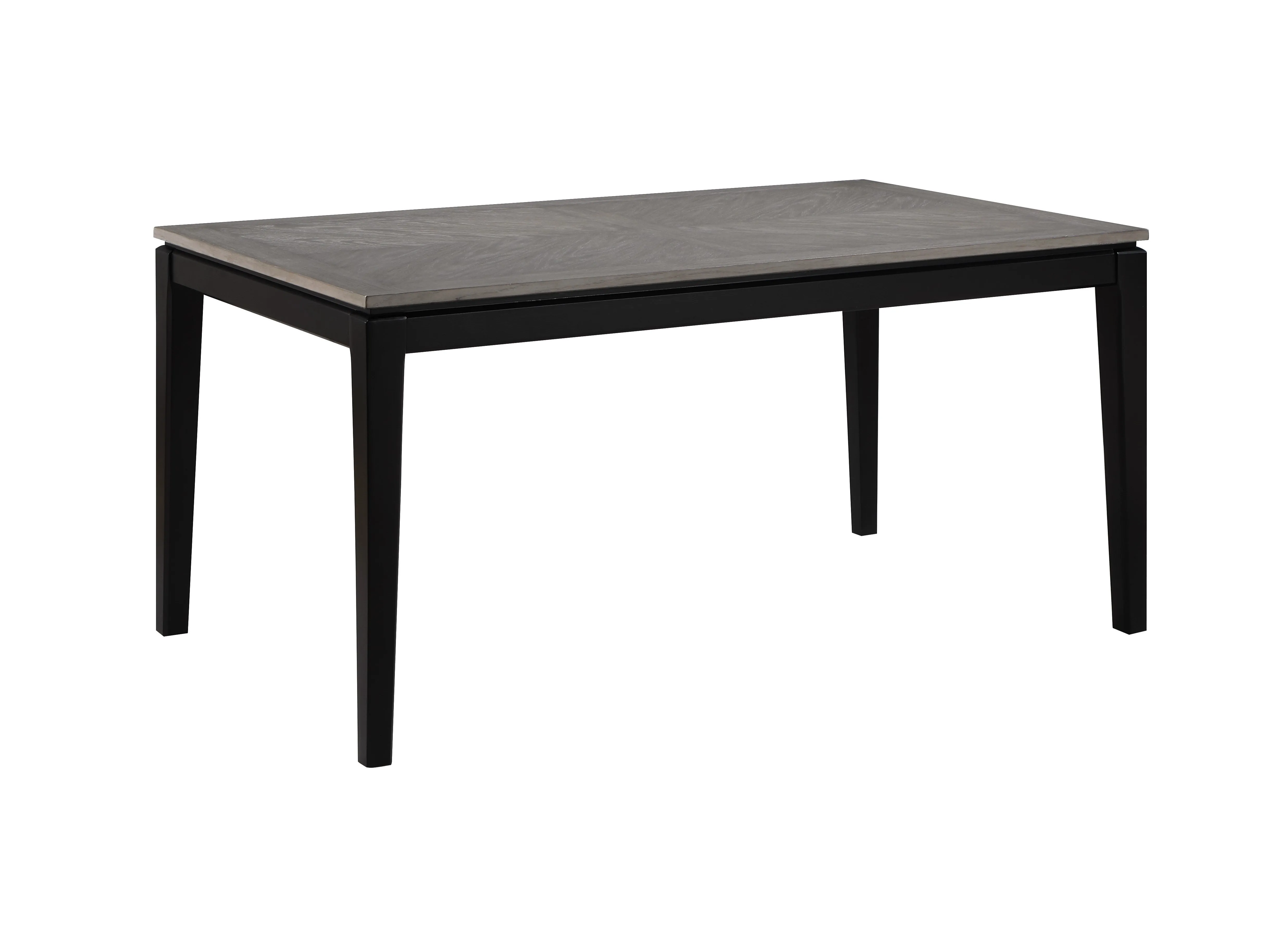Isadora 5-Piece Dining Set - Black, Grey
