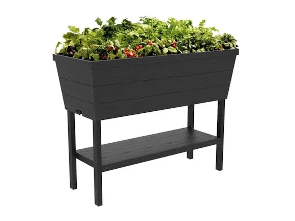 Keter Urban Bloomer Raised Planter Bed 48L Charcoal