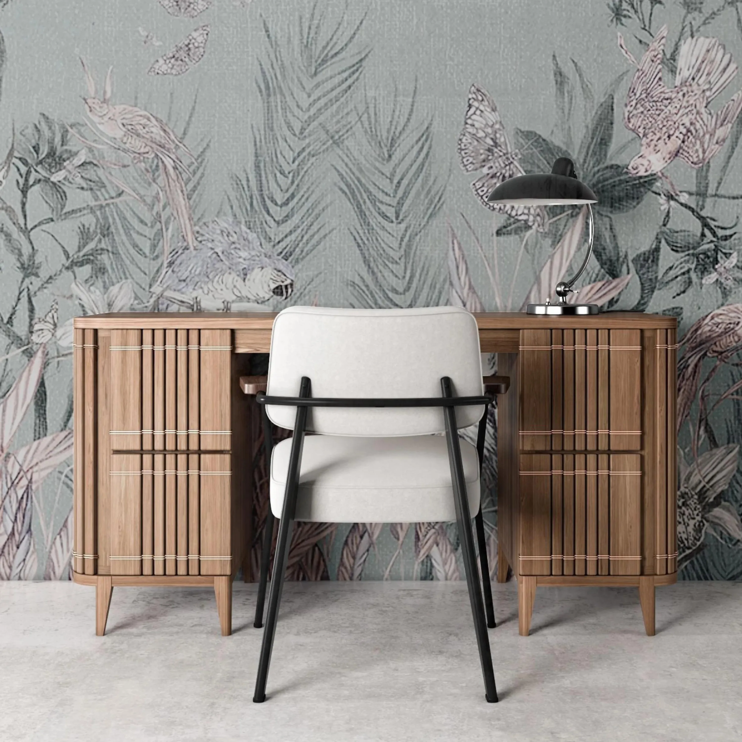 Koppar Desk - Teak