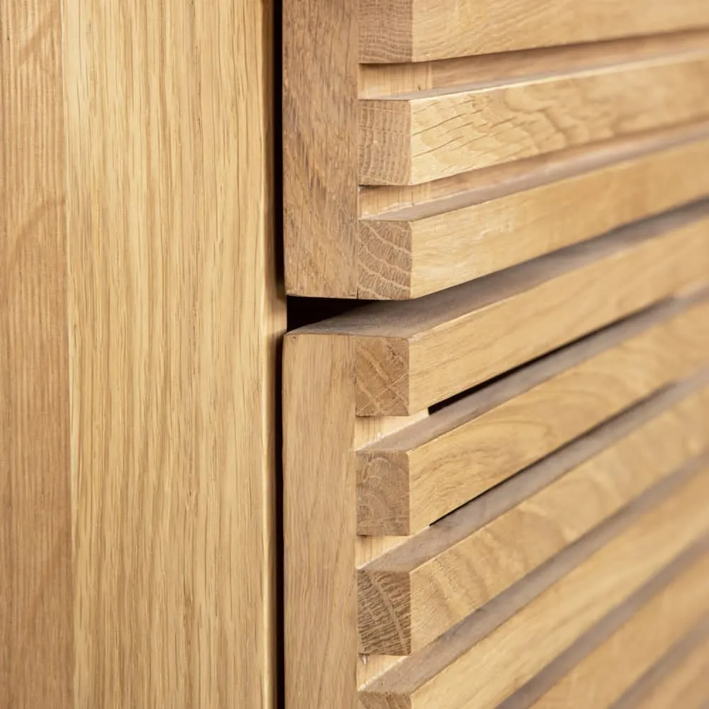 Linear 6 Drawer Chest - Oak