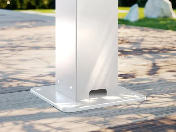 Louvre Roof System Wall Mount 4m x 3m White