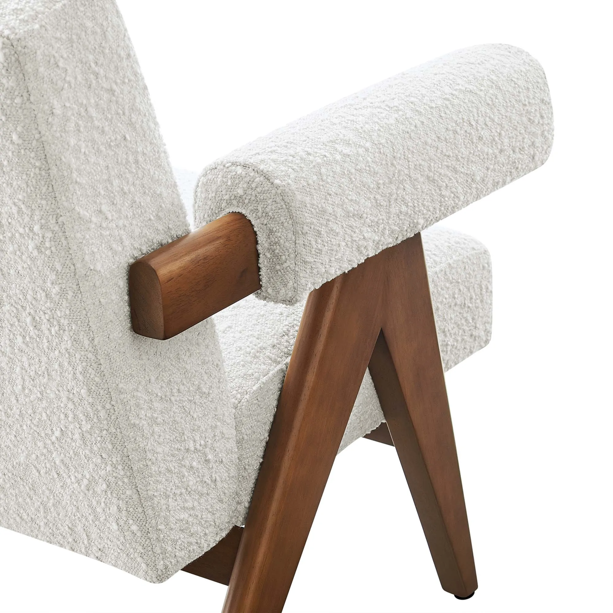 Lyra Boucle Fabric Armchair - Set of 2 by Modway