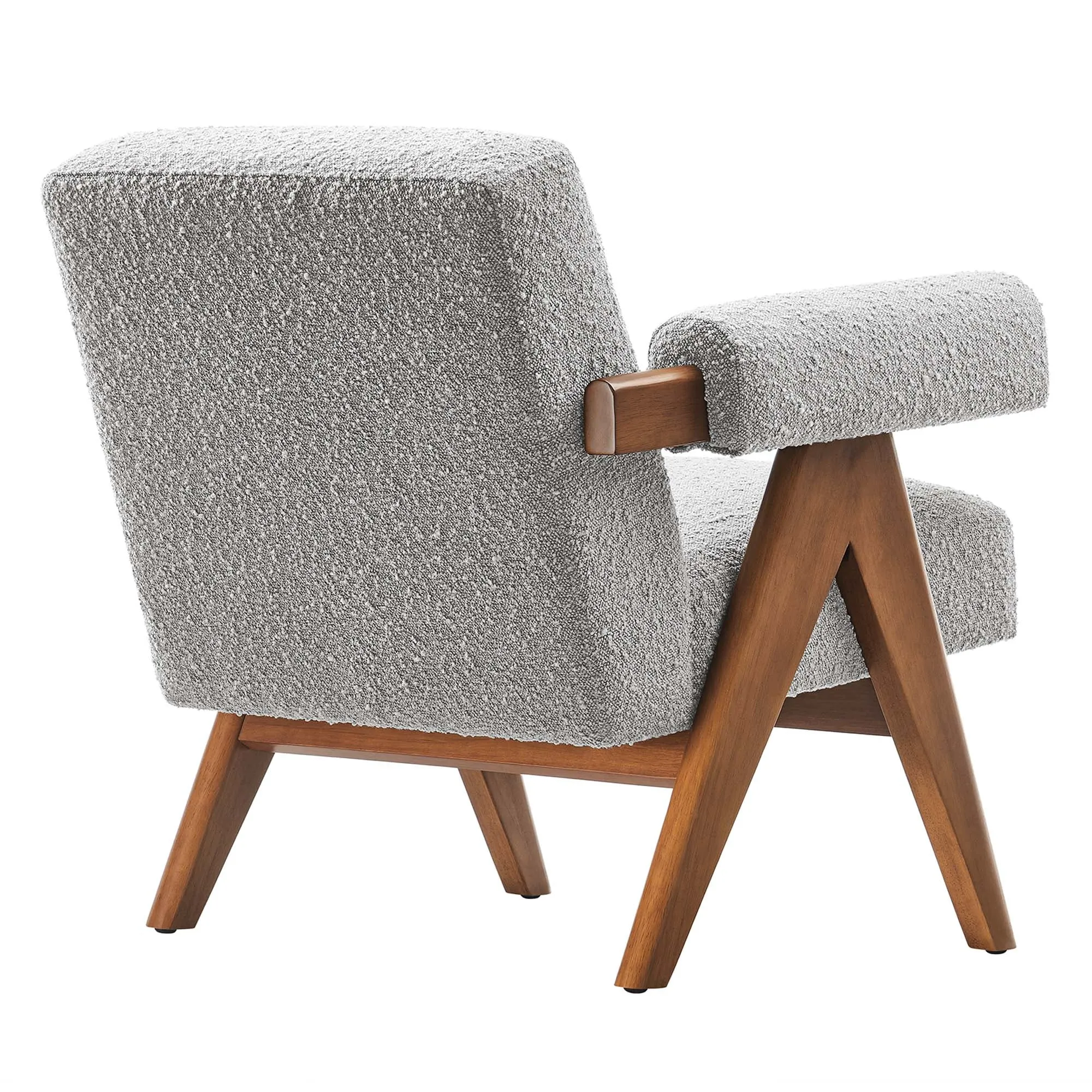 Lyra Boucle Fabric Armchair - Set of 2 by Modway