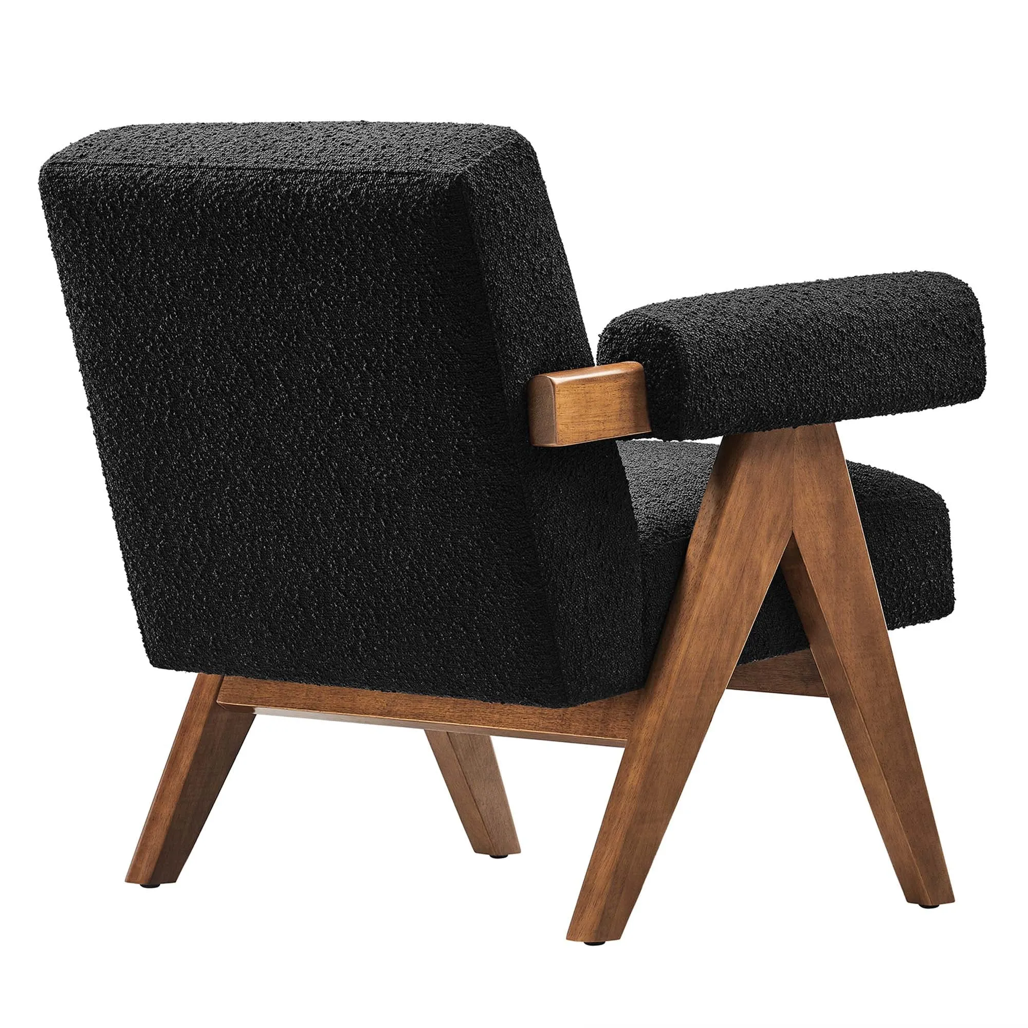 Lyra Boucle Fabric Armchair - Set of 2 by Modway