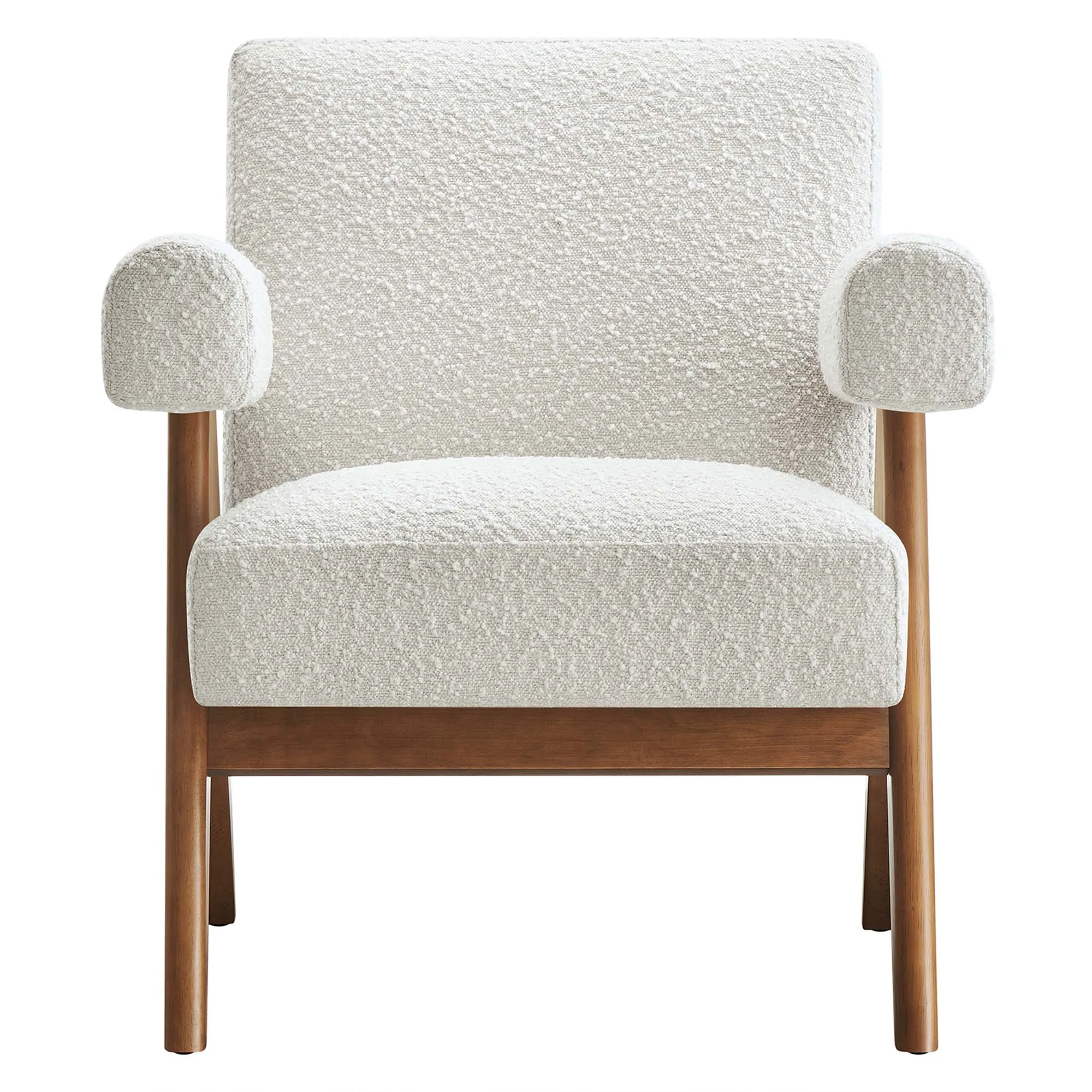 Lyra Boucle Fabric Armchair - Set of 2 by Modway