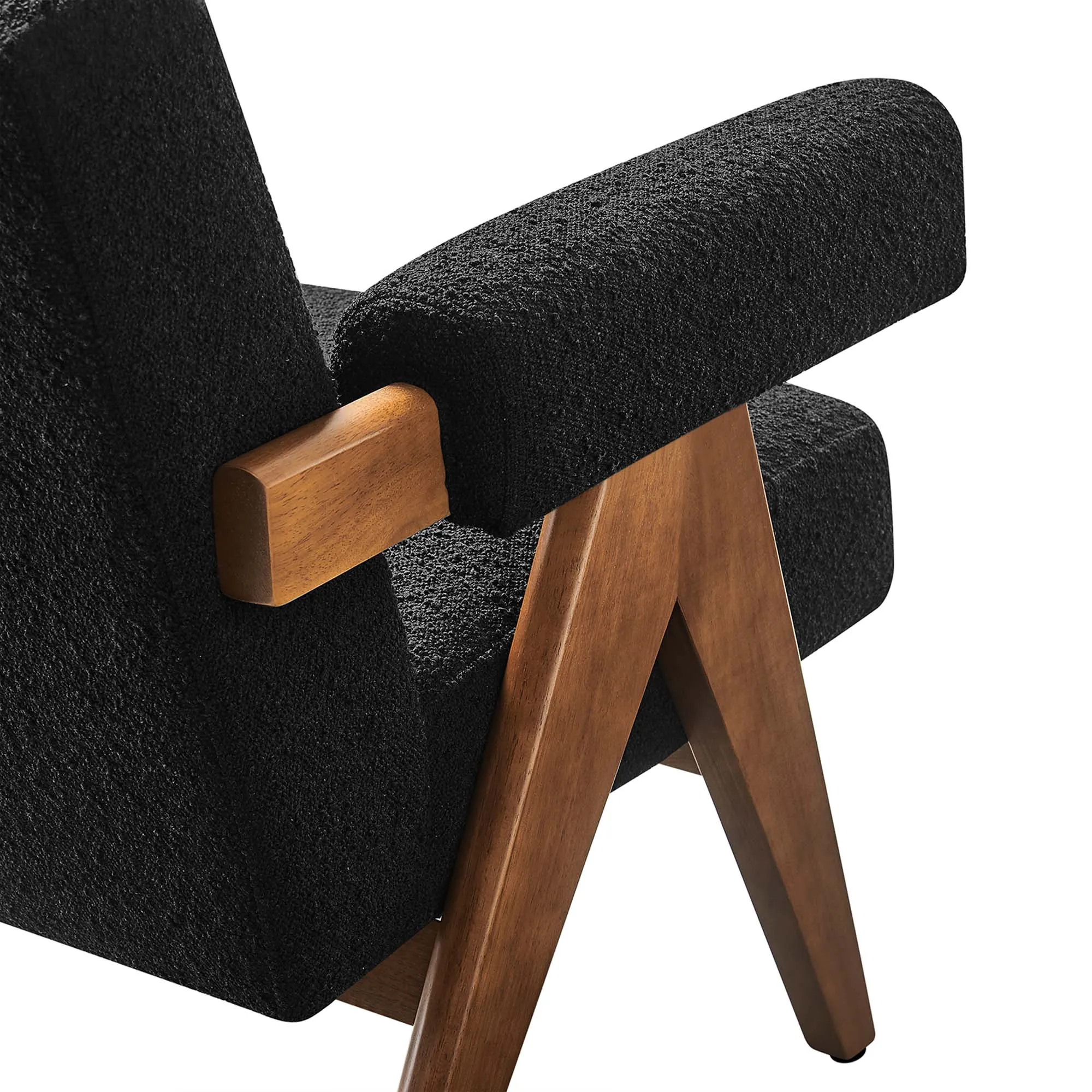 Lyra Boucle Fabric Armchair - Set of 2 by Modway