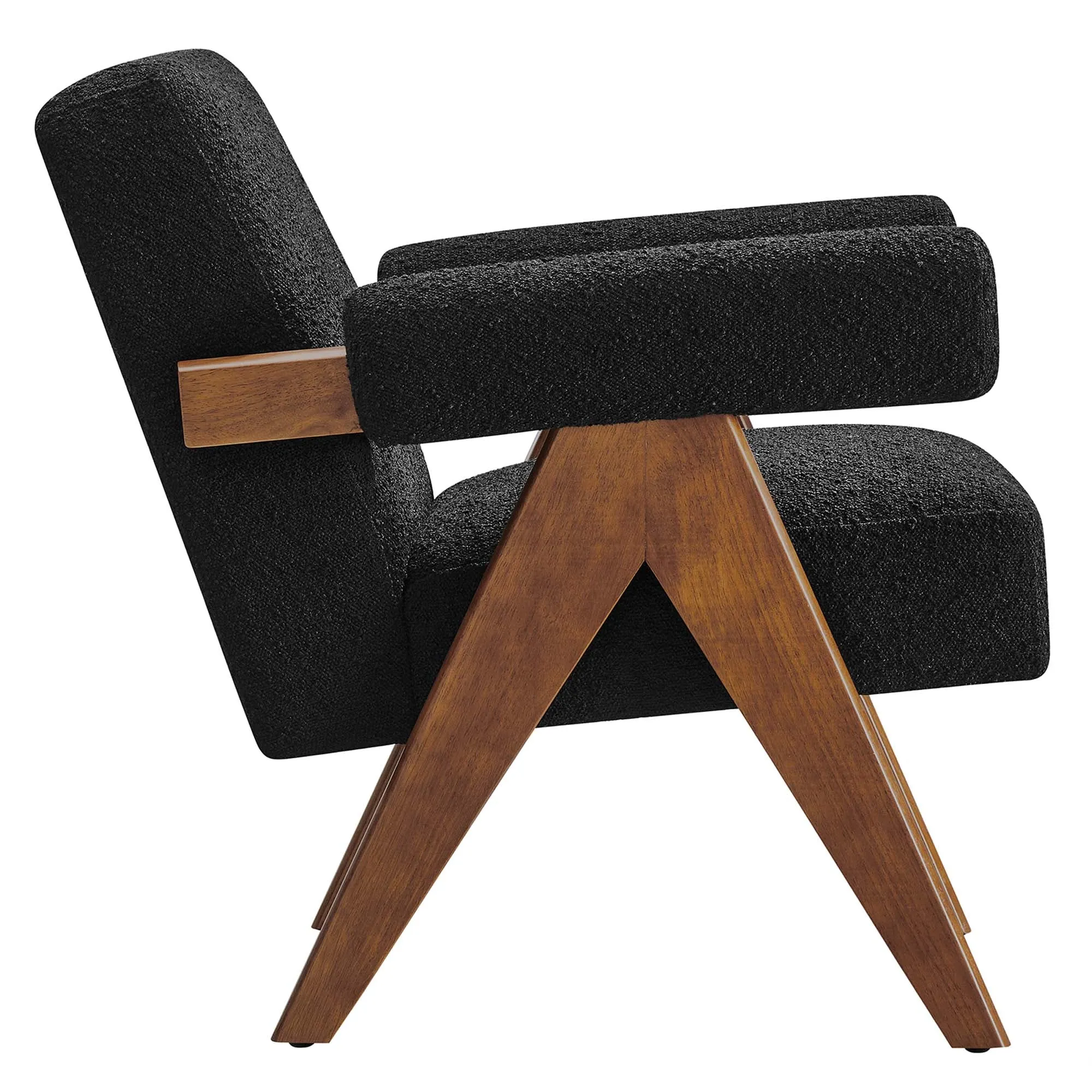 Lyra Boucle Fabric Armchair - Set of 2 by Modway