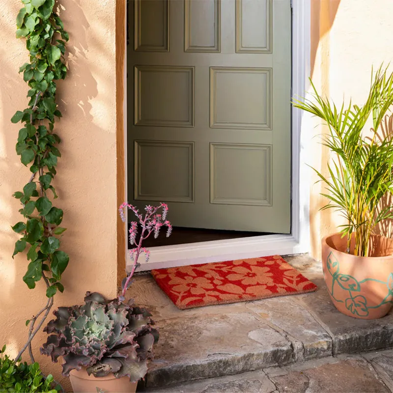 Mallow Door Mat - Red