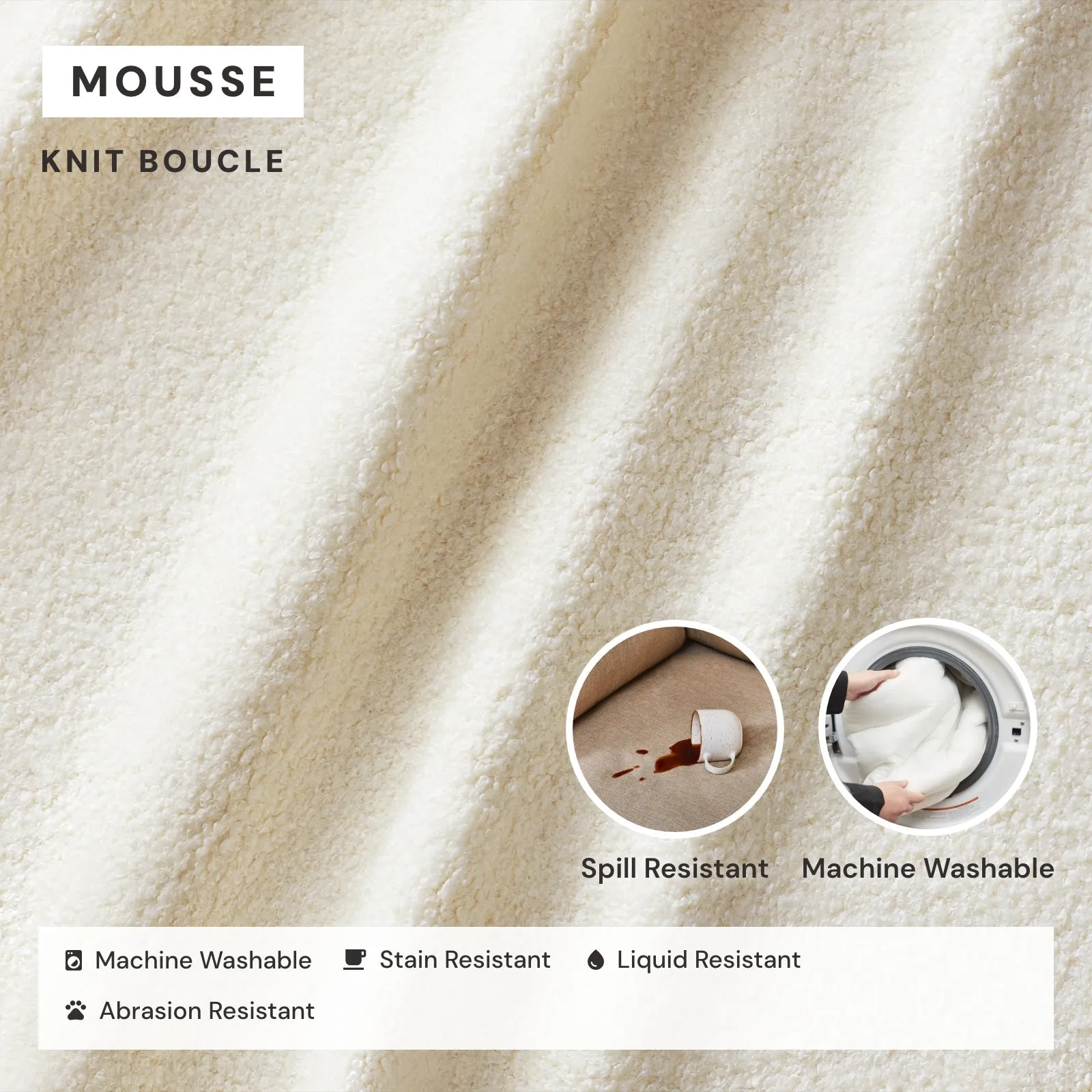 Modular Performance 2-Seater in Mousse | Deluxe Blend