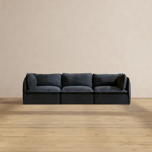 Modular Performance 3-Seater in Indigo | Deluxe Blend
