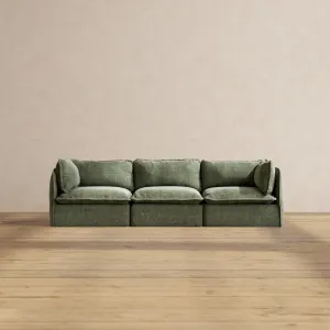 Modular Performance 3-Seater in Willow | Deluxe Blend