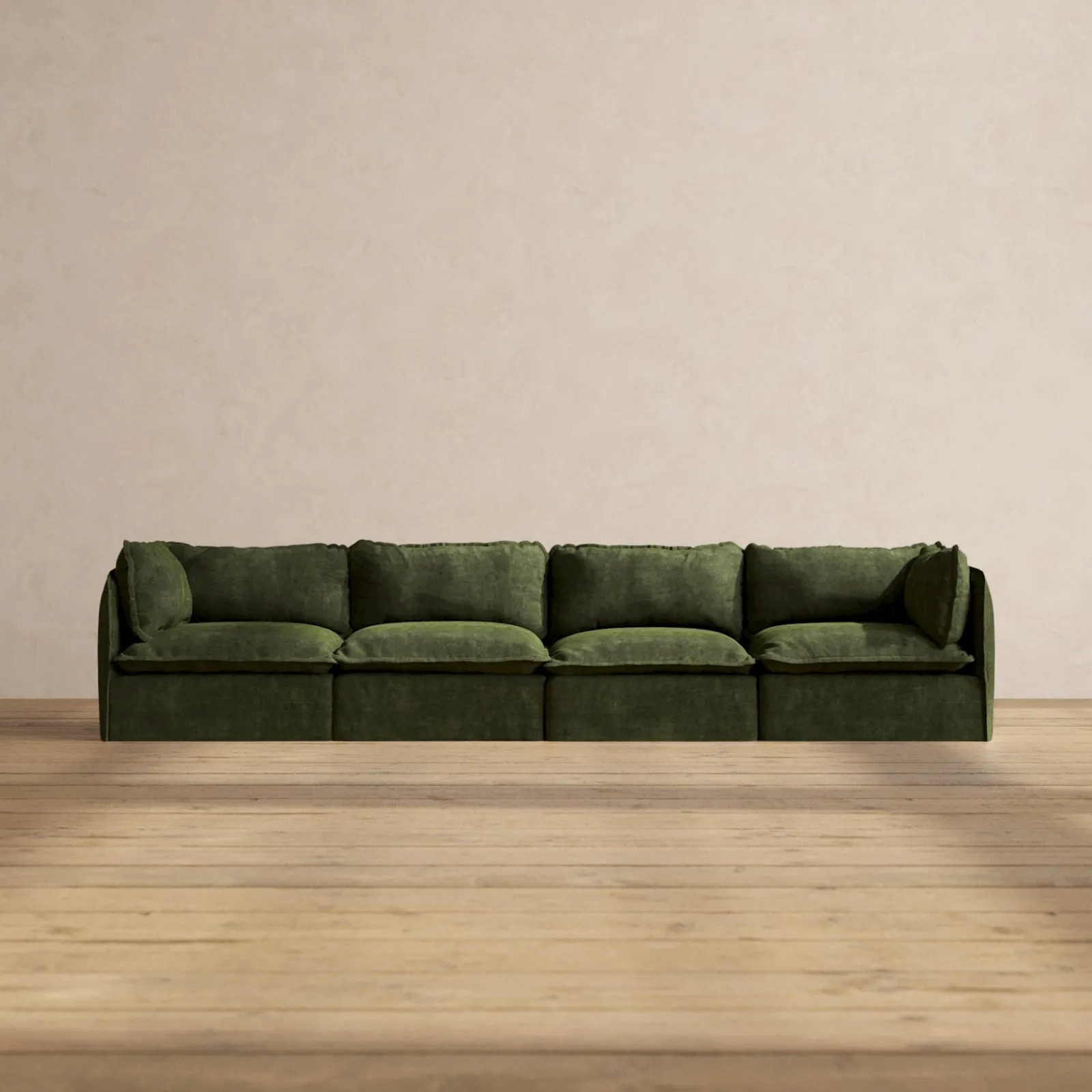 Modular Performance 4-Seater in Olive | Deluxe Blend