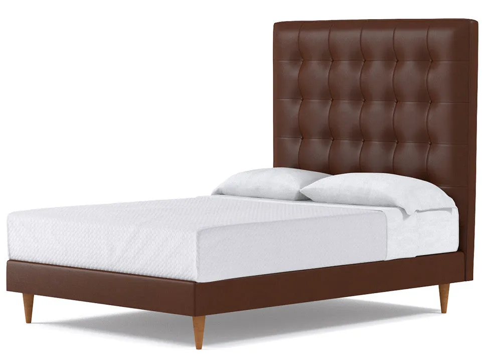 Palmer Upholstered Bed VEGAN LEATHER