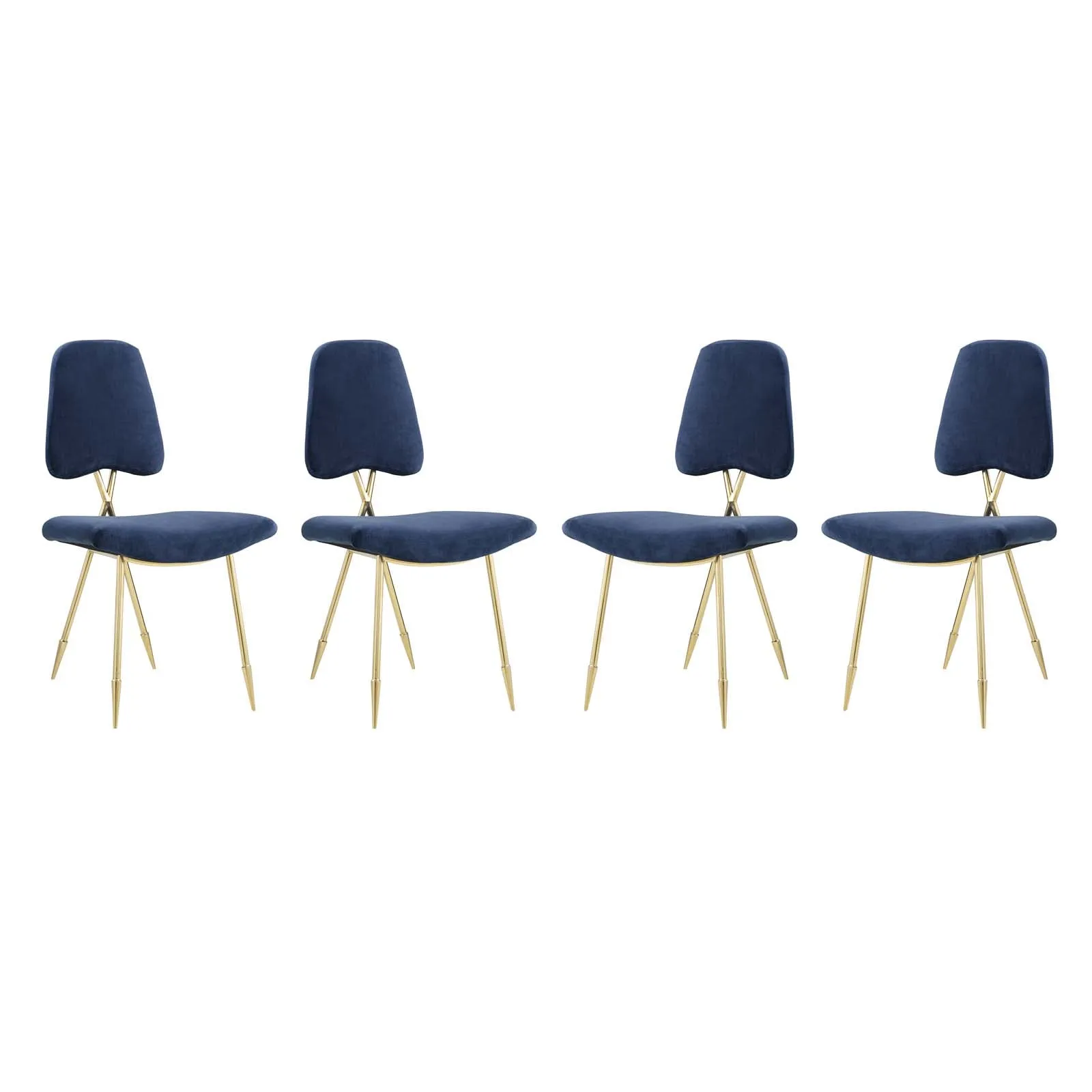Ponder Dining Side Chair Set of 4 by Modway