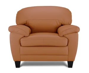 Raphael Leather Chair - Saddle